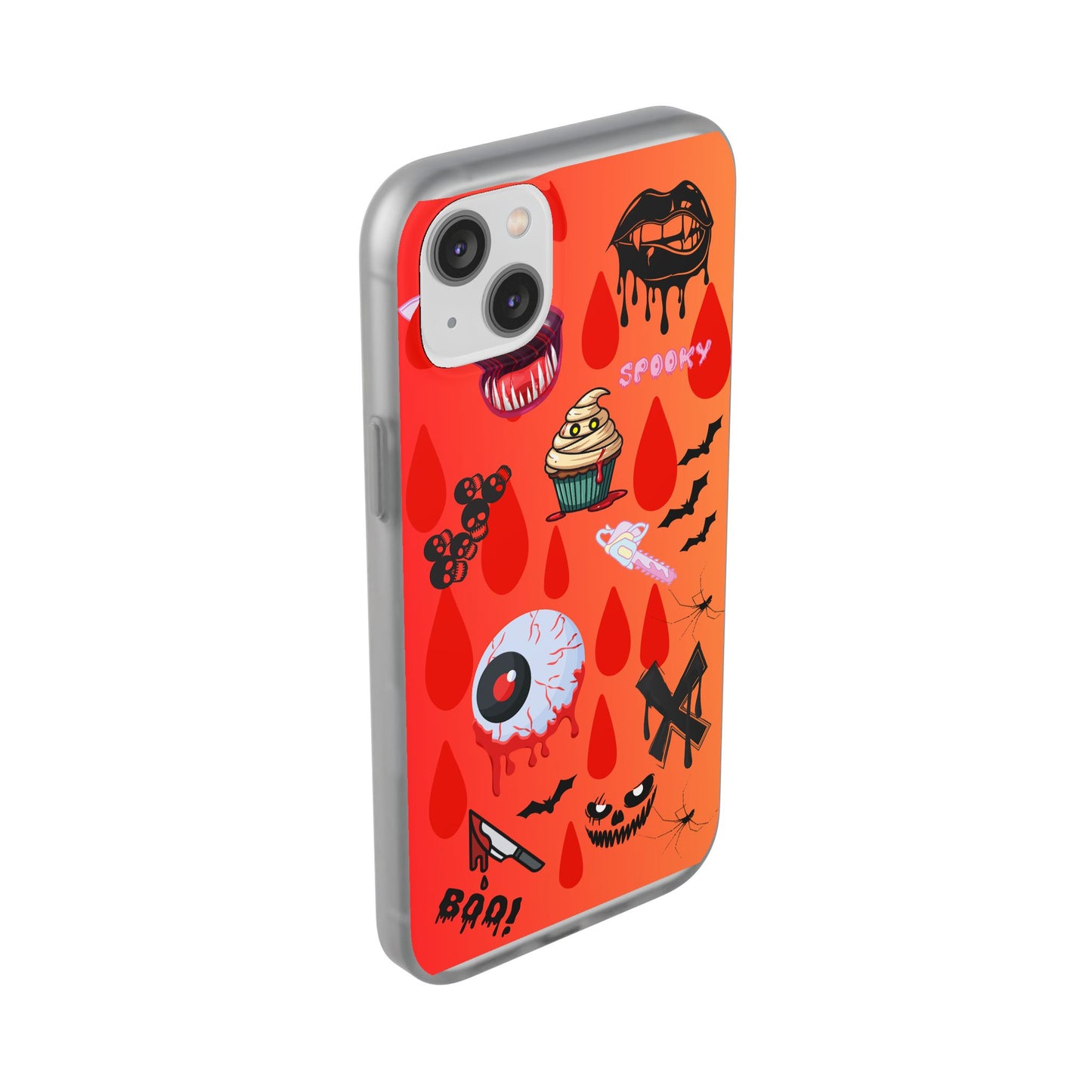 Spooky Flexi Cases for Halloween Lovers, Halloween Phone Case, Horror Phone Cover, Cute Creepy Case, Halloween Gifts