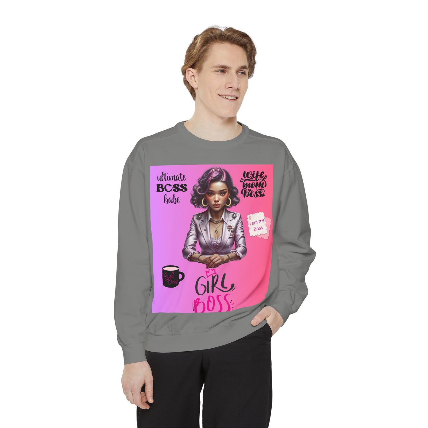Girl Boss Sweatshirt, Empowerment Gift, Unisex Crewneck, Motivational [...]
