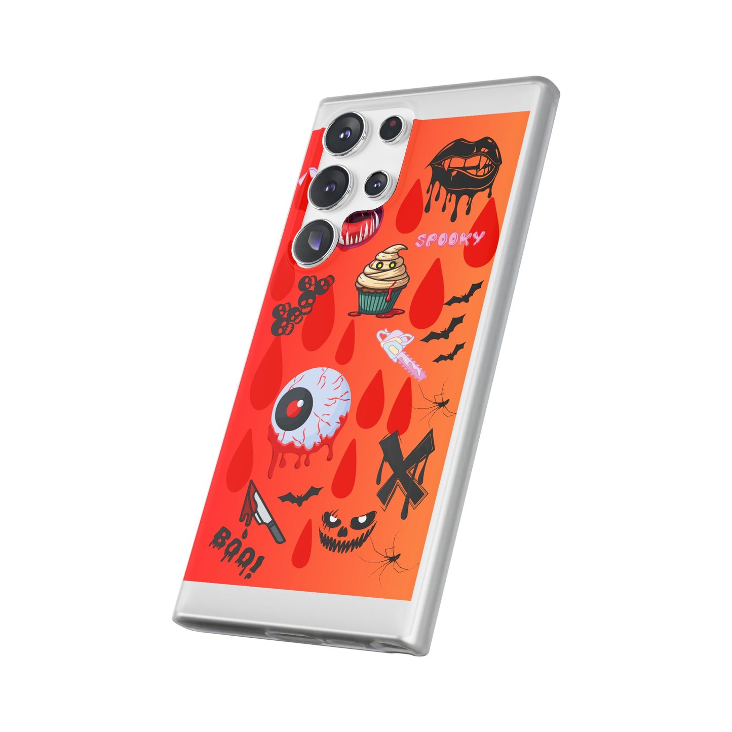 Spooky Flexi Cases for Halloween Lovers, Halloween Phone Case, Horror Phone Cover, Cute Creepy Case, Halloween Gifts