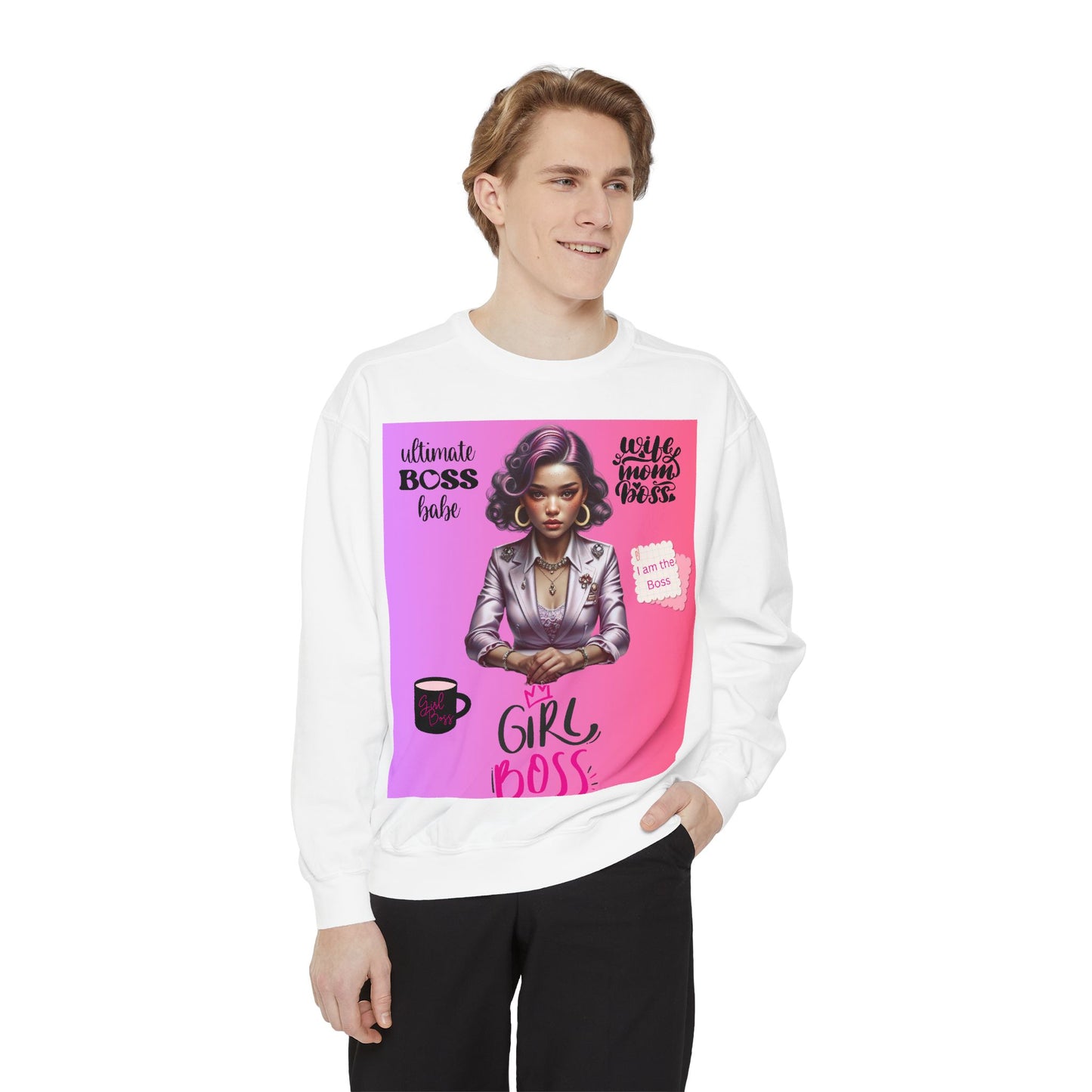 Girl Boss Sweatshirt, Empowerment Gift, Unisex Crewneck, Motivational [...]