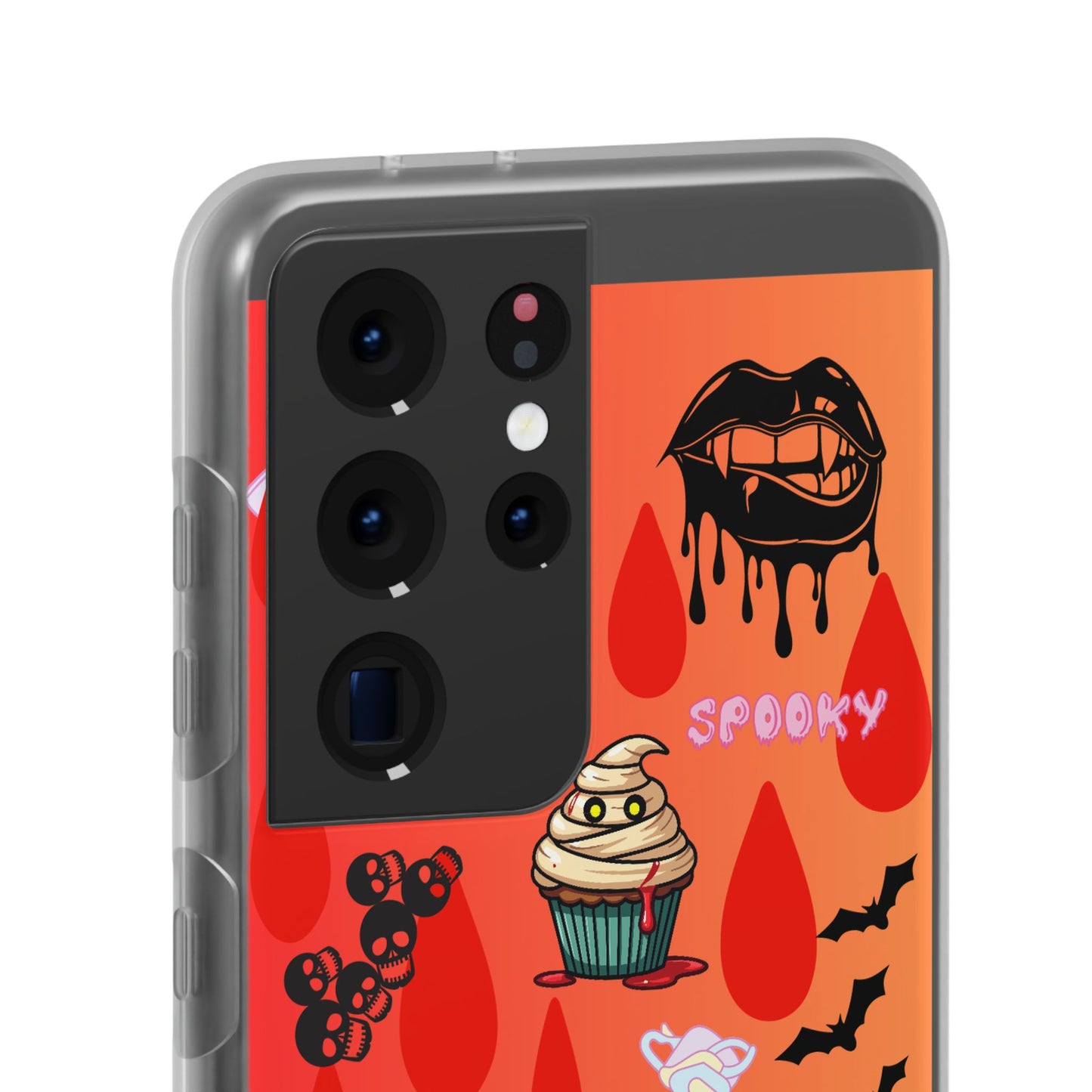 Spooky Flexi Cases for Halloween Lovers, Halloween Phone Case, Horror Phone Cover, Cute Creepy Case, Halloween Gifts