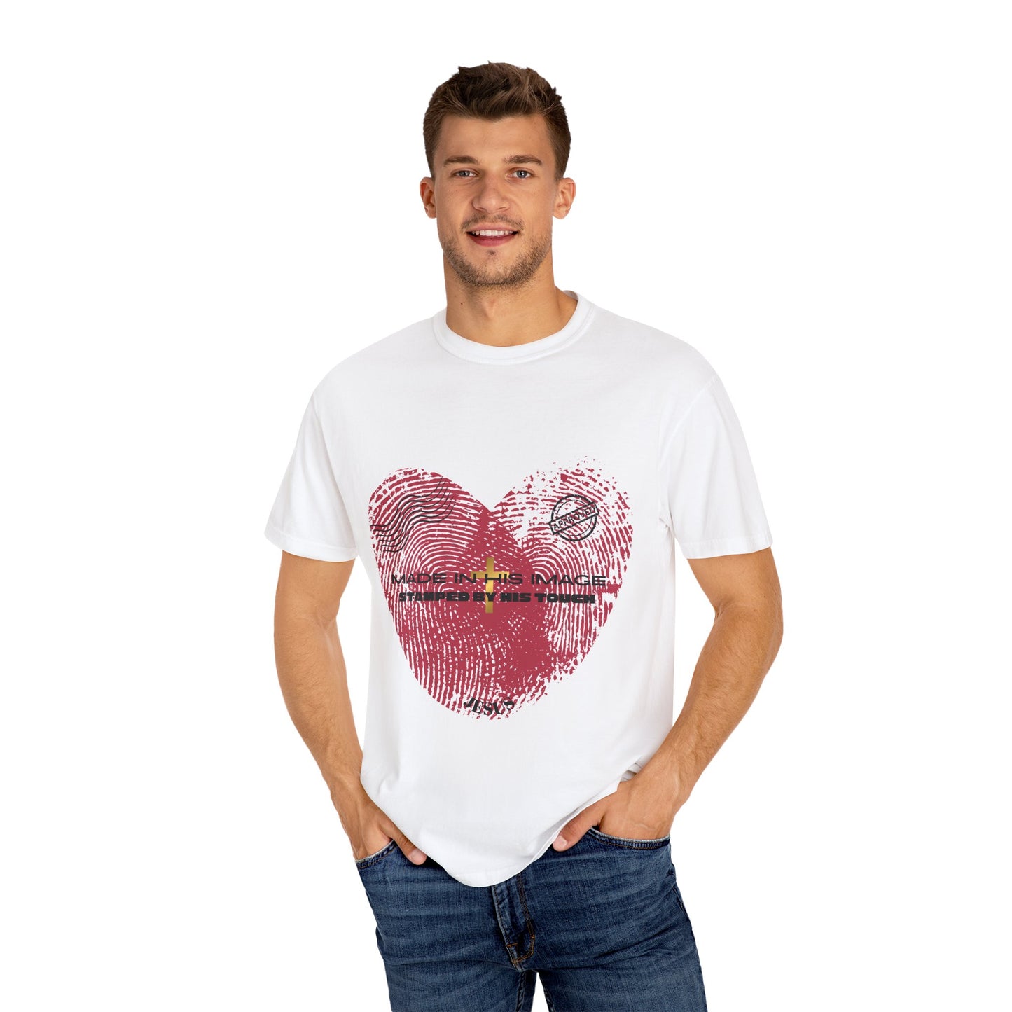 Love Affirmation T-Shirt, Heart Design Tee,  Faith-Based Fashion