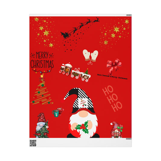 Festive Wrapping Paper for Christmas Gifts, Holiday Present Wrap.