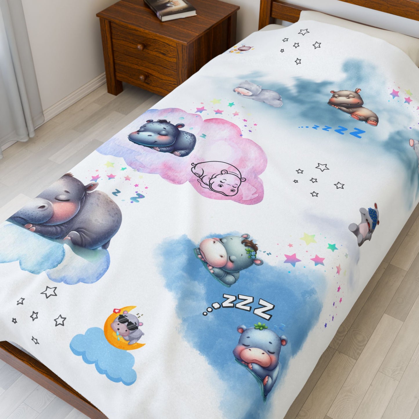 Cute Animal Dreams Blanket-Soft Velvet Blanket
