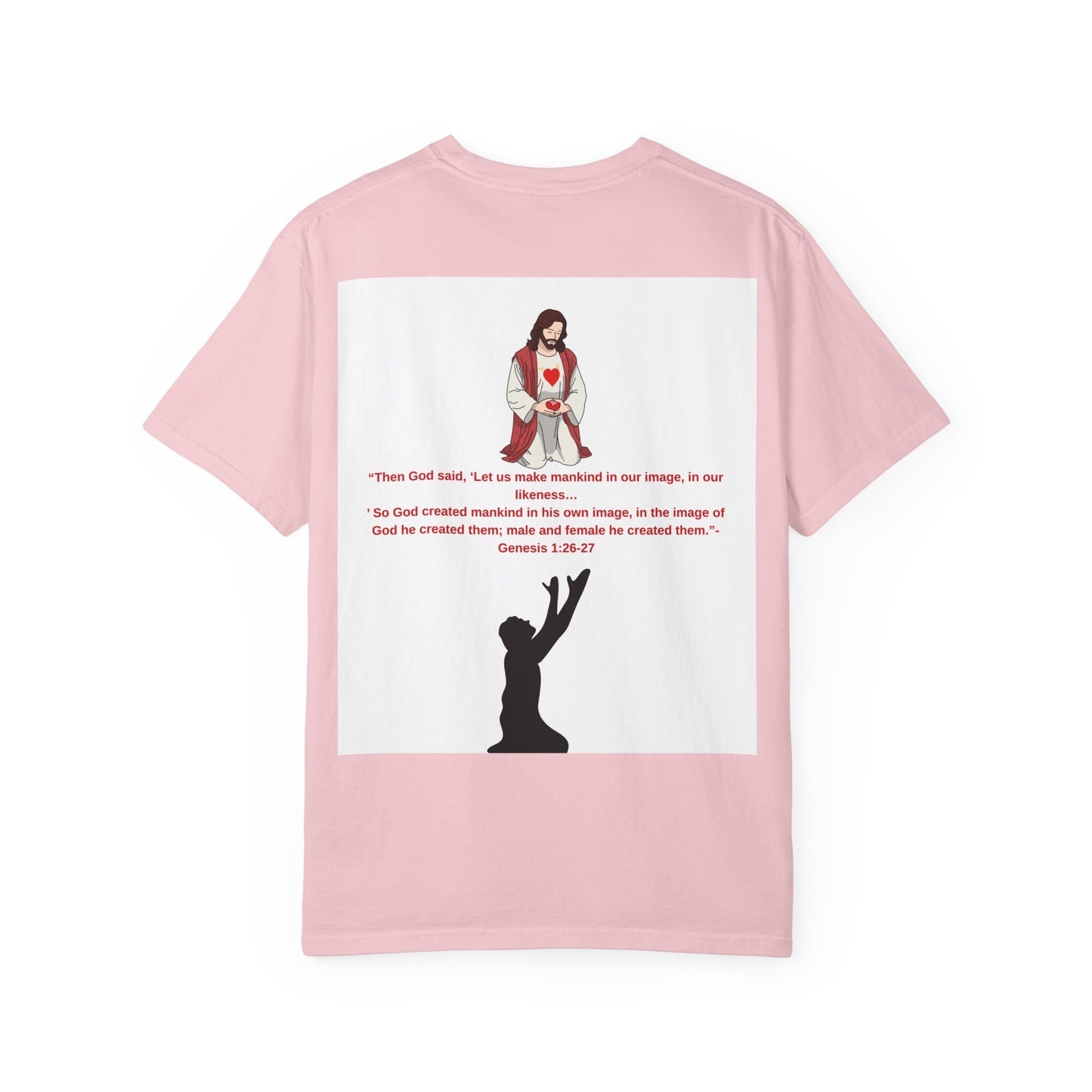 Love Affirmation T-Shirt, Heart Design Tee,  Faith-Based Fashion
