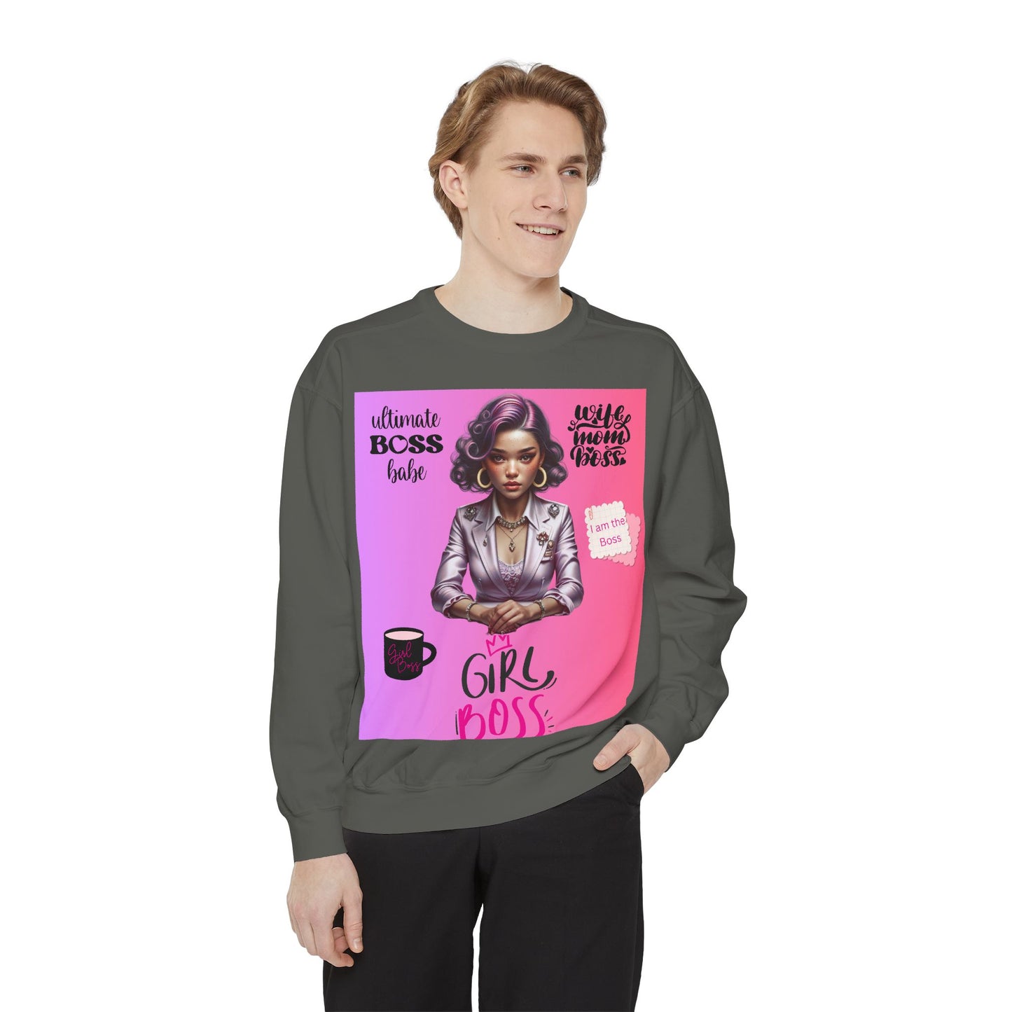 Girl Boss Sweatshirt, Empowerment Gift, Unisex Crewneck, Motivational [...]
