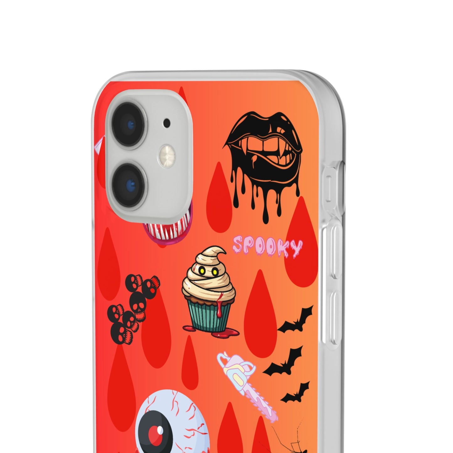 Spooky Flexi Cases for Halloween Lovers, Halloween Phone Case, Horror Phone Cover, Cute Creepy Case, Halloween Gifts