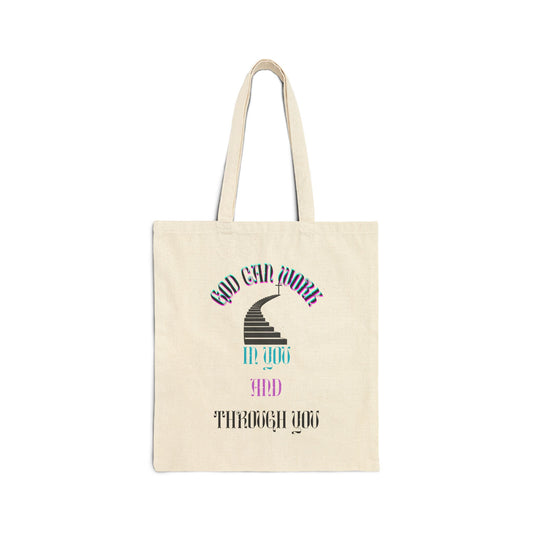 Christian inspired stylish Cotton Canvas Tote Bag for Daily Use.