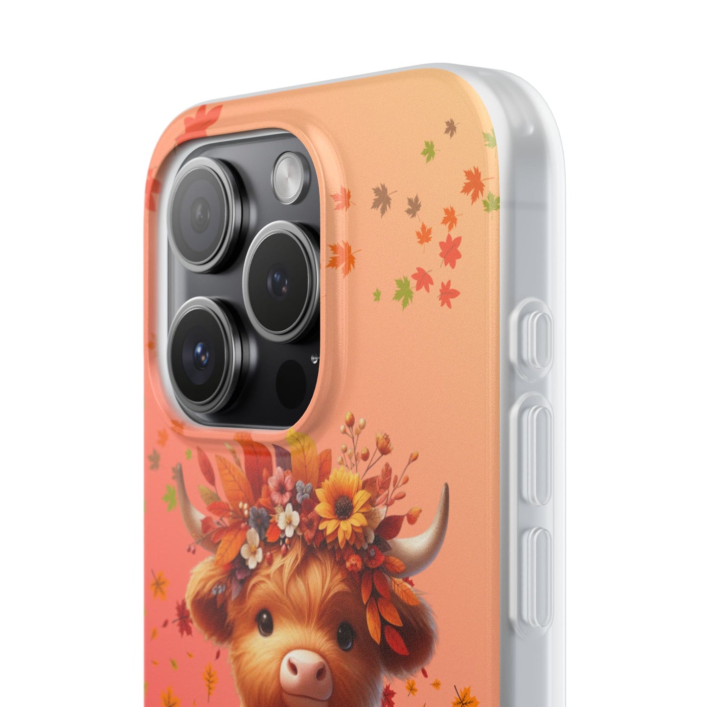 Autumn Cow Flexi Case, Cute Fall Phone Cover, Seasonal Phone Accessory, [...]