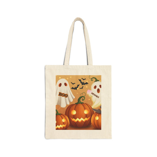Halloween Cotton Canvas Trick or Treat bags for kids