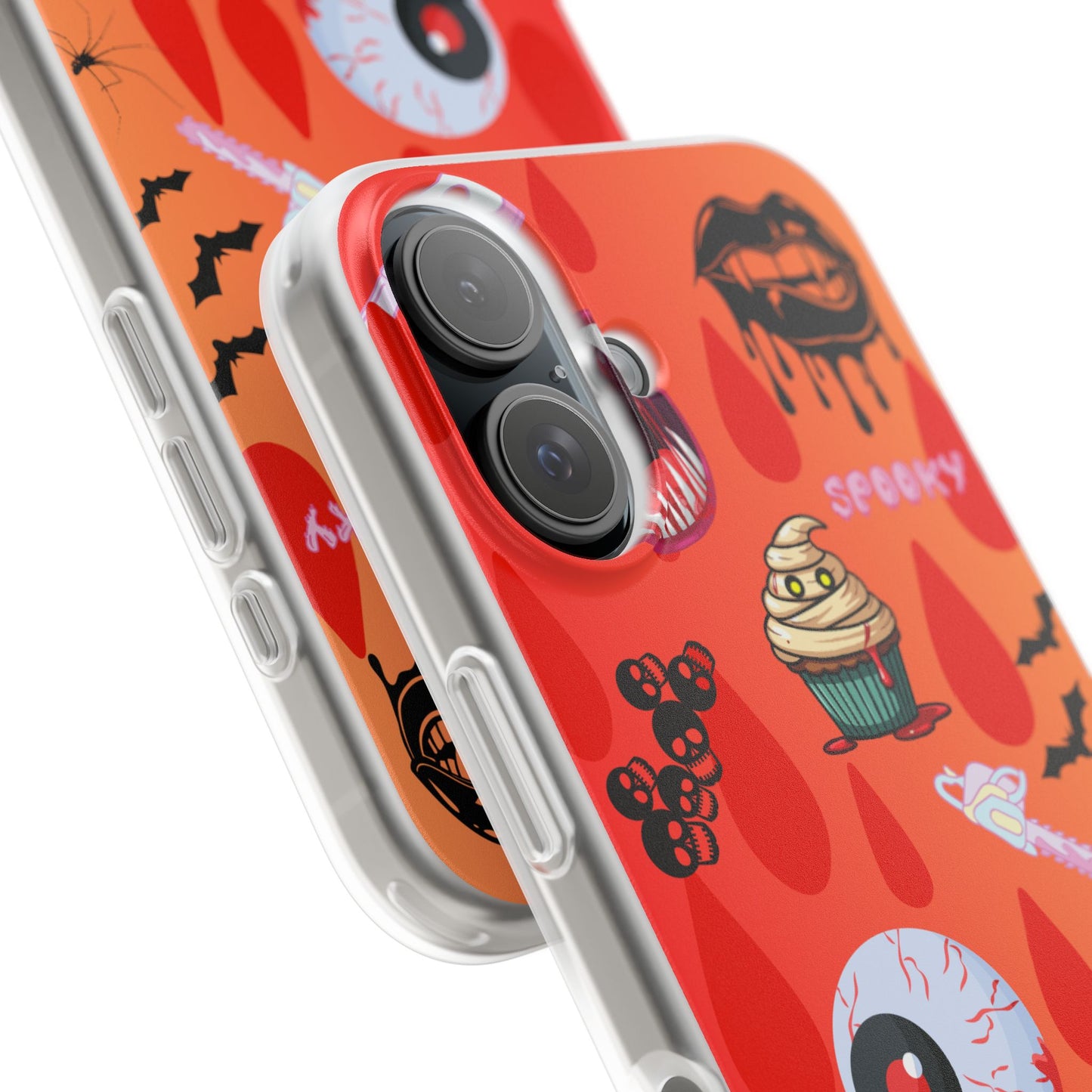 Spooky Flexi Cases for Halloween Lovers, Halloween Phone Case, Horror Phone Cover, Cute Creepy Case, Halloween Gifts