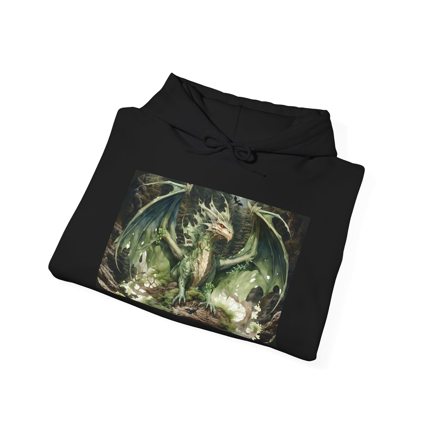 Fantasy Dragon & Sword Unisex Hooded Sweatshirt, Perfect for Fall,