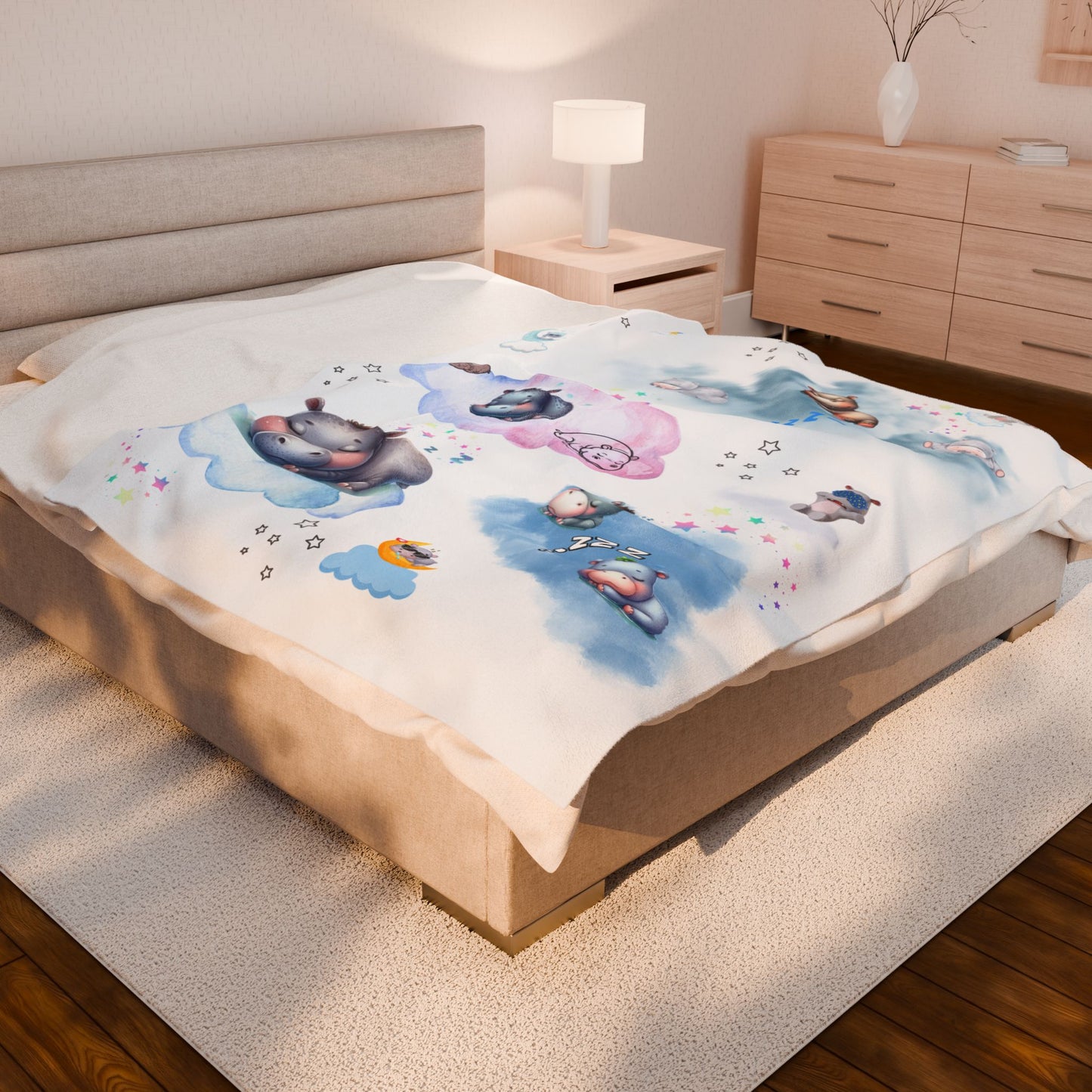 Cute Animal Dreams Blanket-Soft Velvet Blanket