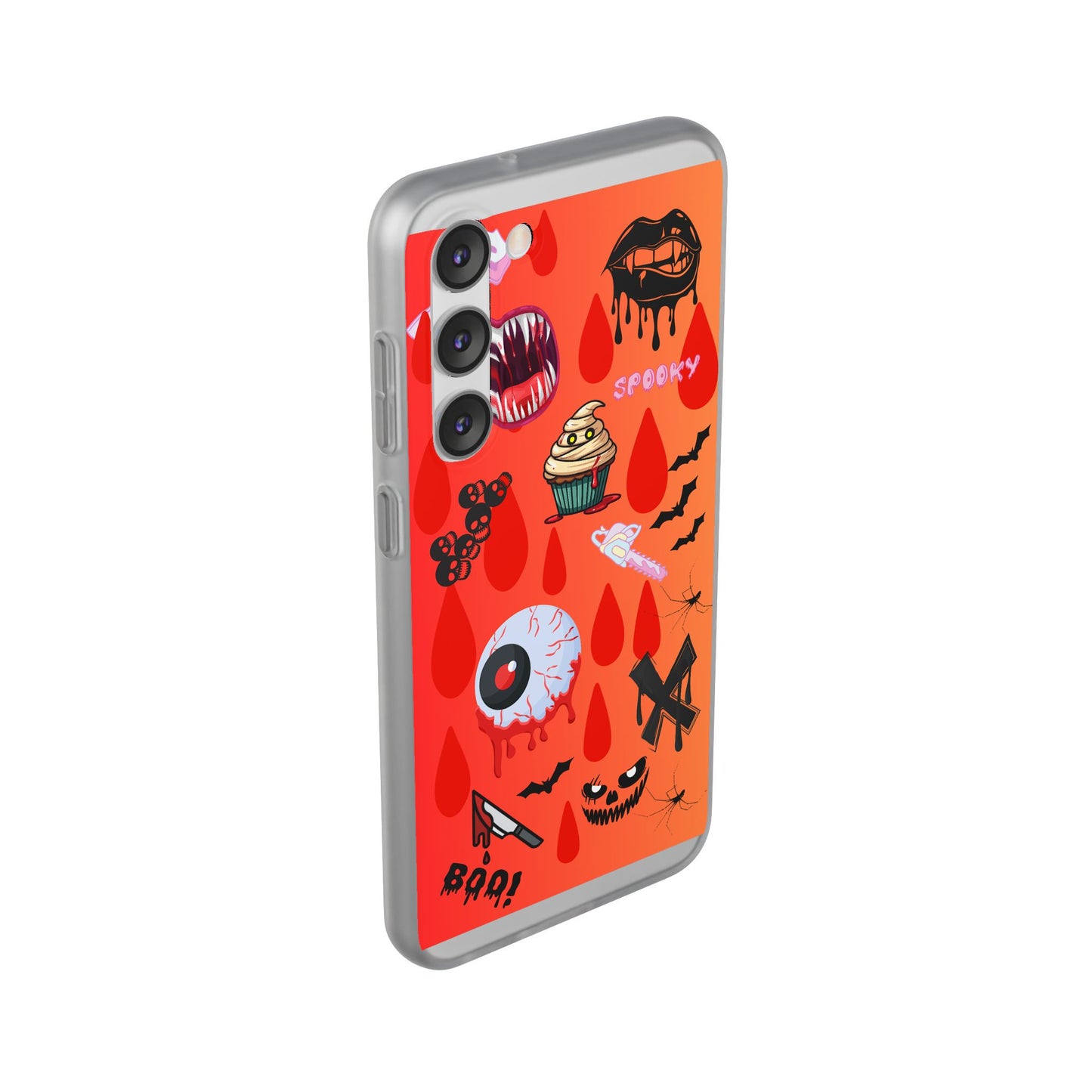 Spooky Flexi Cases for Halloween Lovers, Halloween Phone Case, Horror Phone Cover, Cute Creepy Case, Halloween Gifts