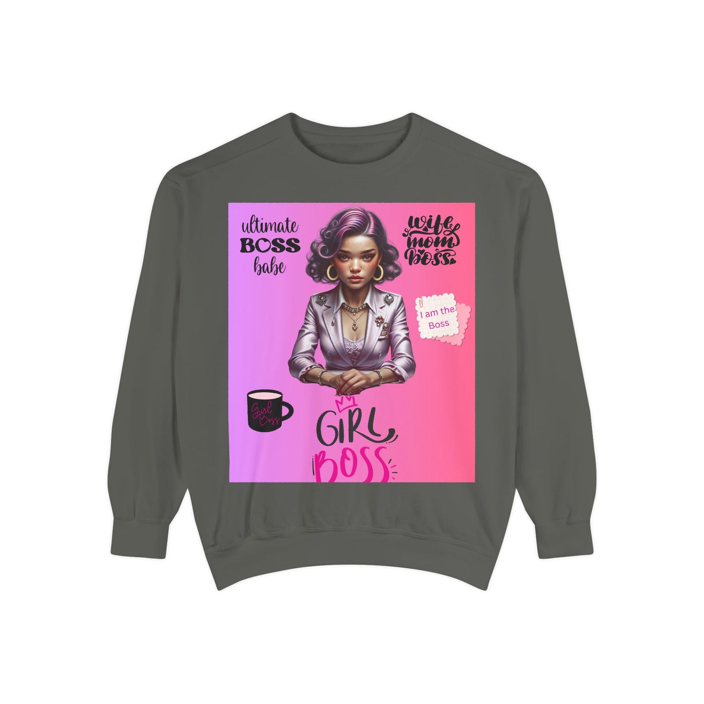 Girl Boss Sweatshirt, Empowerment Gift, Unisex Crewneck, Motivational [...]