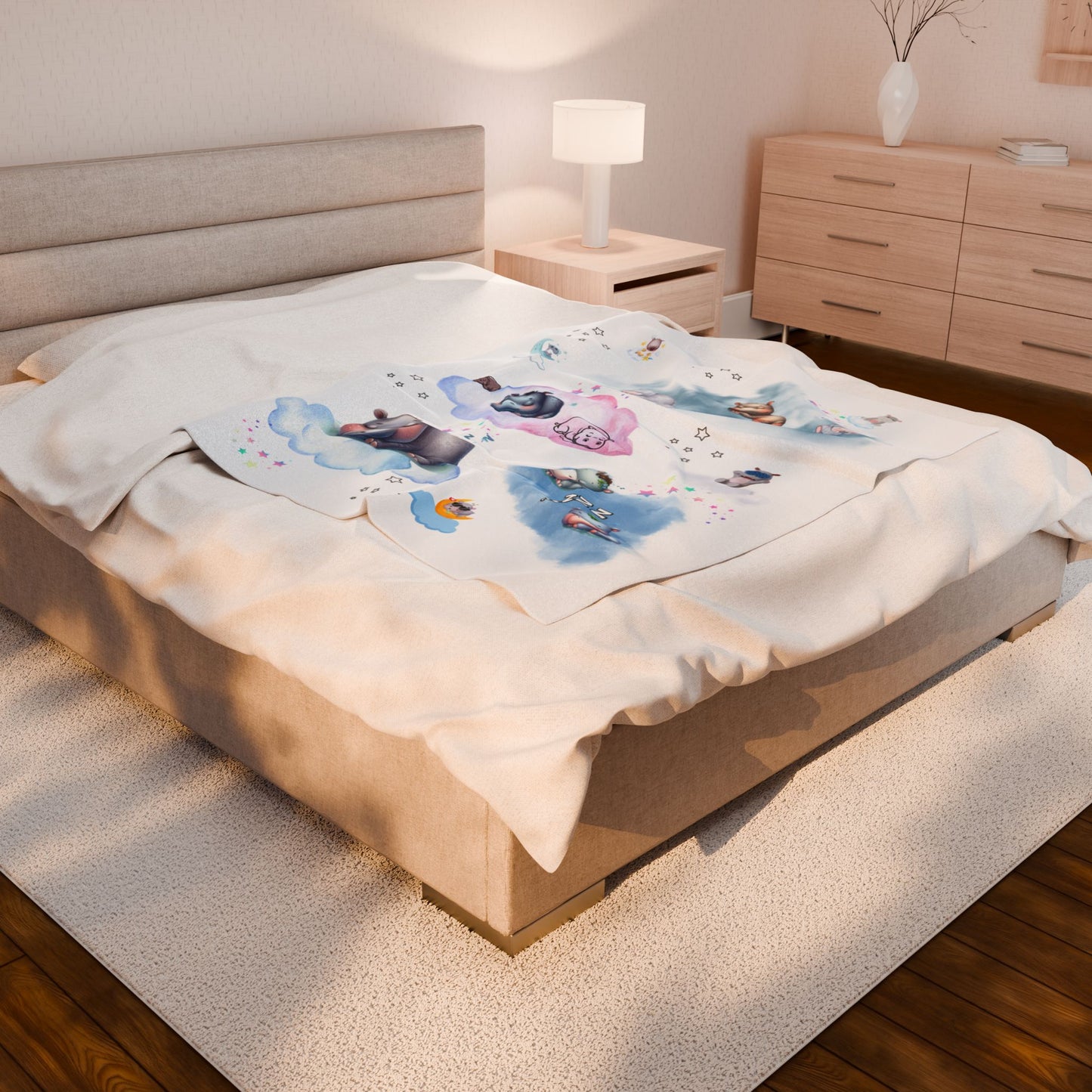 Cute Animal Dreams Blanket-Soft Velvet Blanket