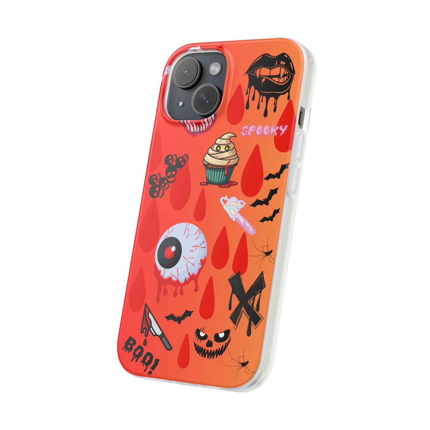 Spooky Flexi Cases for Halloween Lovers, Halloween Phone Case, Horror Phone Cover, Cute Creepy Case, Halloween Gifts