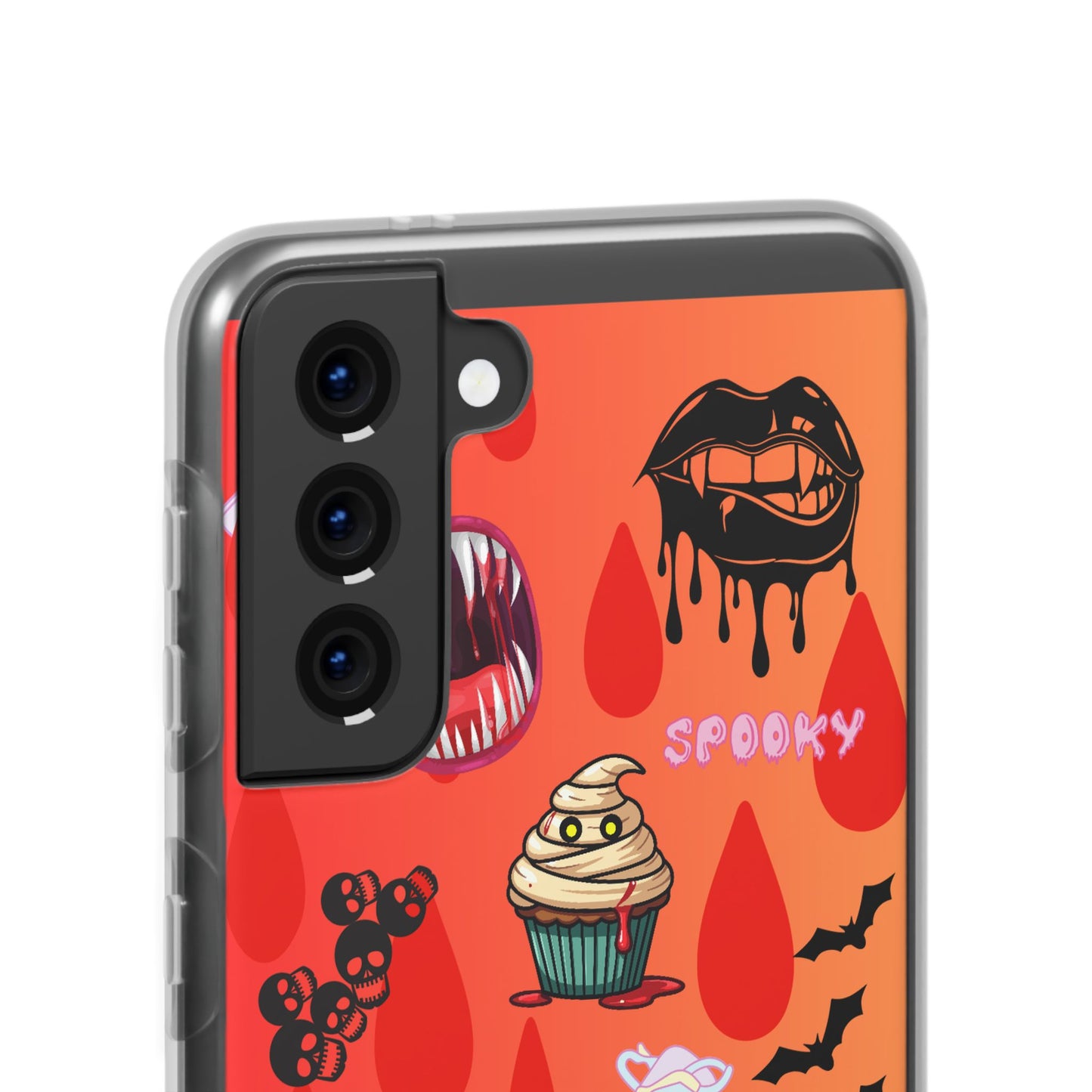 Spooky Flexi Cases for Halloween Lovers, Halloween Phone Case, Horror Phone Cover, Cute Creepy Case, Halloween Gifts