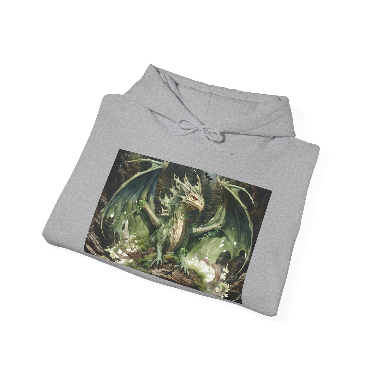 Fantasy Dragon & Sword Unisex Hooded Sweatshirt, Perfect for Fall,