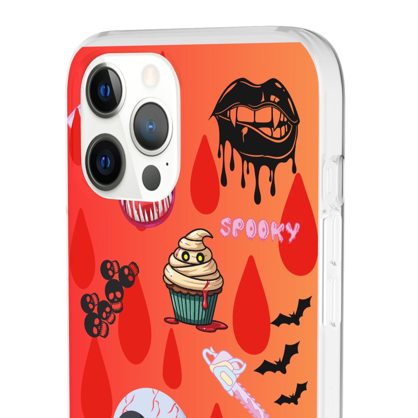 Spooky Flexi Cases for Halloween Lovers, Halloween Phone Case, Horror Phone Cover, Cute Creepy Case, Halloween Gifts