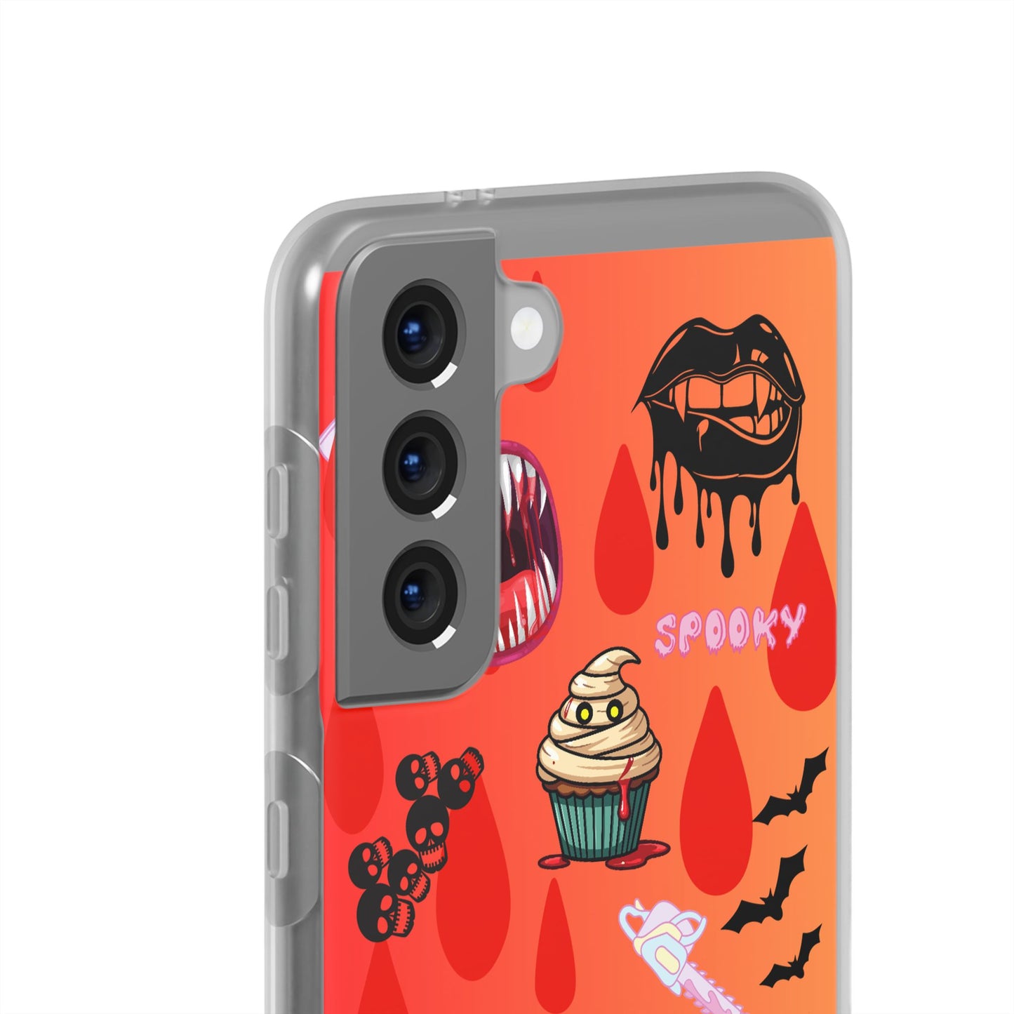 Spooky Flexi Cases for Halloween Lovers, Halloween Phone Case, Horror Phone Cover, Cute Creepy Case, Halloween Gifts