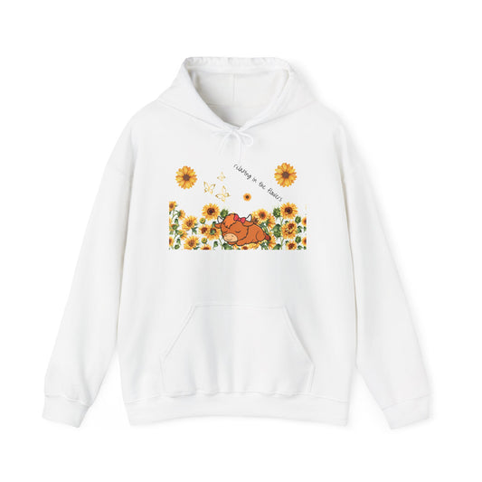 Sunflower Bear Hoodie - Cozy Sweatshirt for Nature Lovers, Perfect for Fall, Spring, Birthdays, or Casual Wear