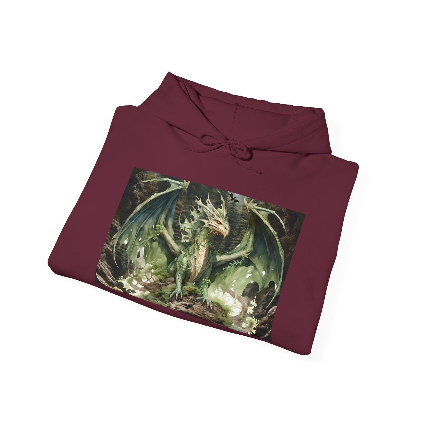 Fantasy Dragon & Sword Unisex Hooded Sweatshirt, Perfect for Fall,