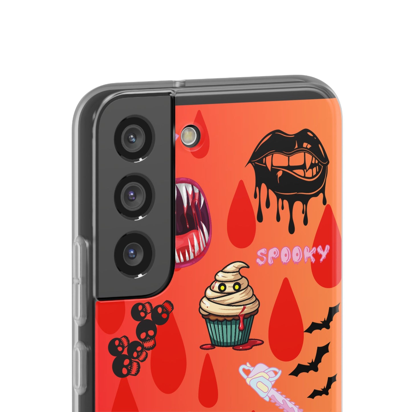 Spooky Flexi Cases for Halloween Lovers, Halloween Phone Case, Horror Phone Cover, Cute Creepy Case, Halloween Gifts