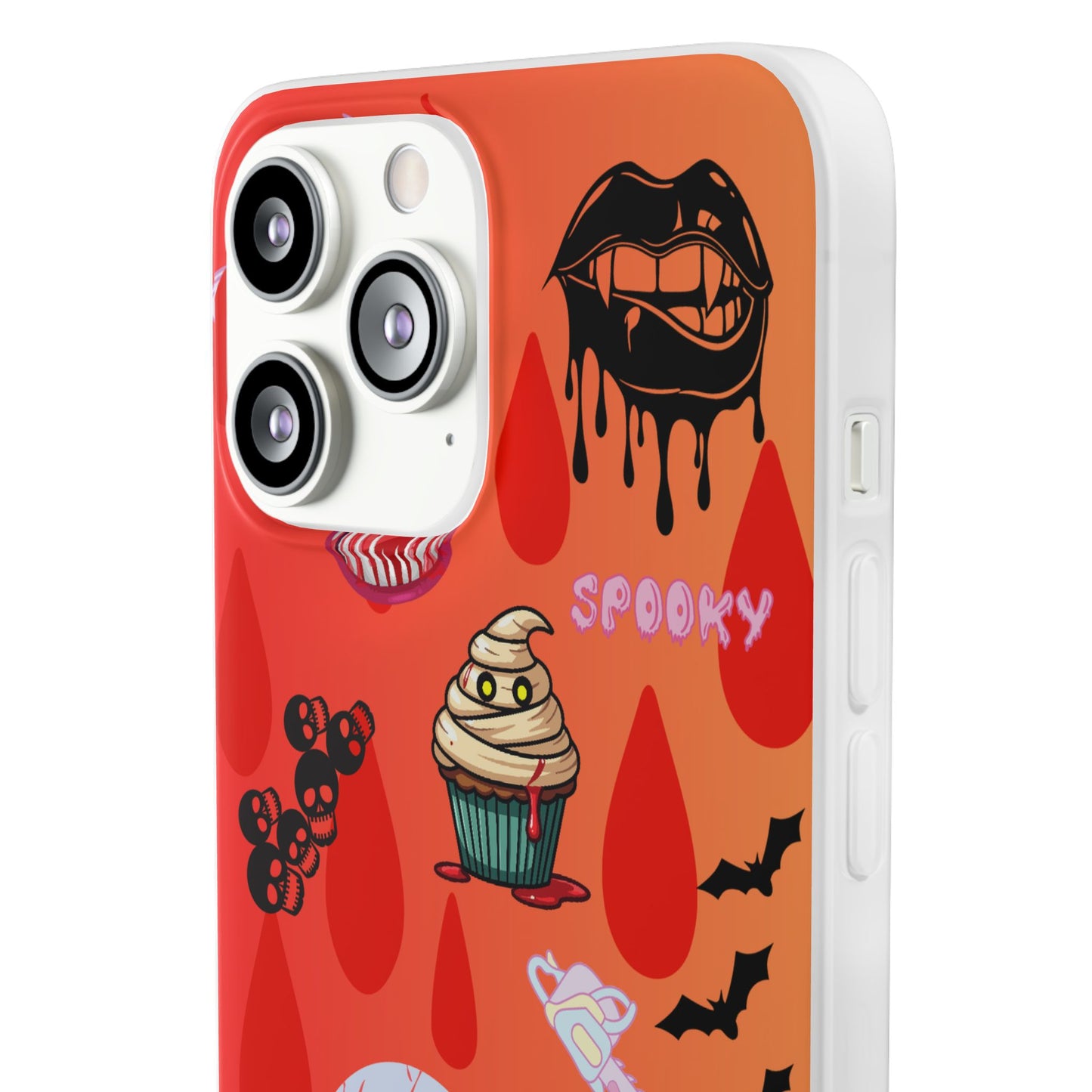Spooky Flexi Cases for Halloween Lovers, Halloween Phone Case, Horror Phone Cover, Cute Creepy Case, Halloween Gifts