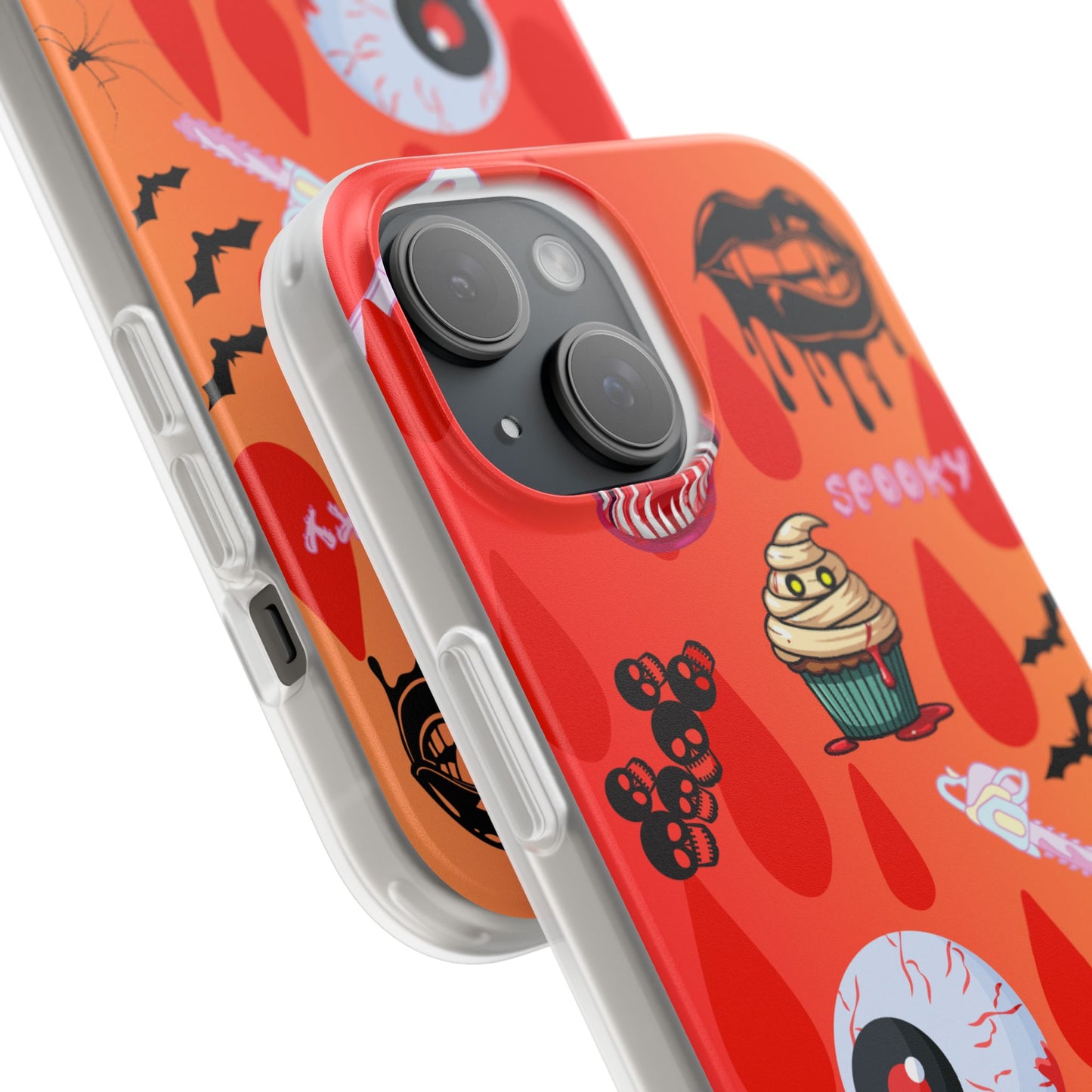 Spooky Flexi Cases for Halloween Lovers, Halloween Phone Case, Horror Phone Cover, Cute Creepy Case, Halloween Gifts