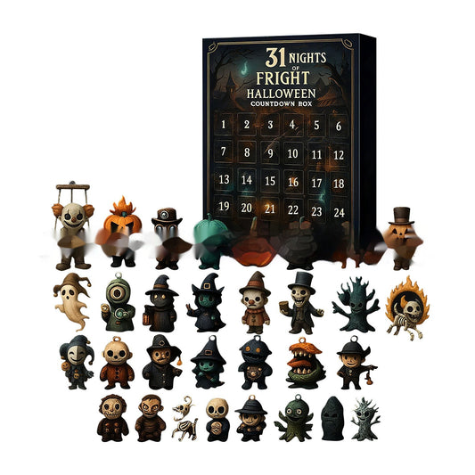 31 Night Scare Halloween Countdown Box With Doll Advent Countdown Blind Box