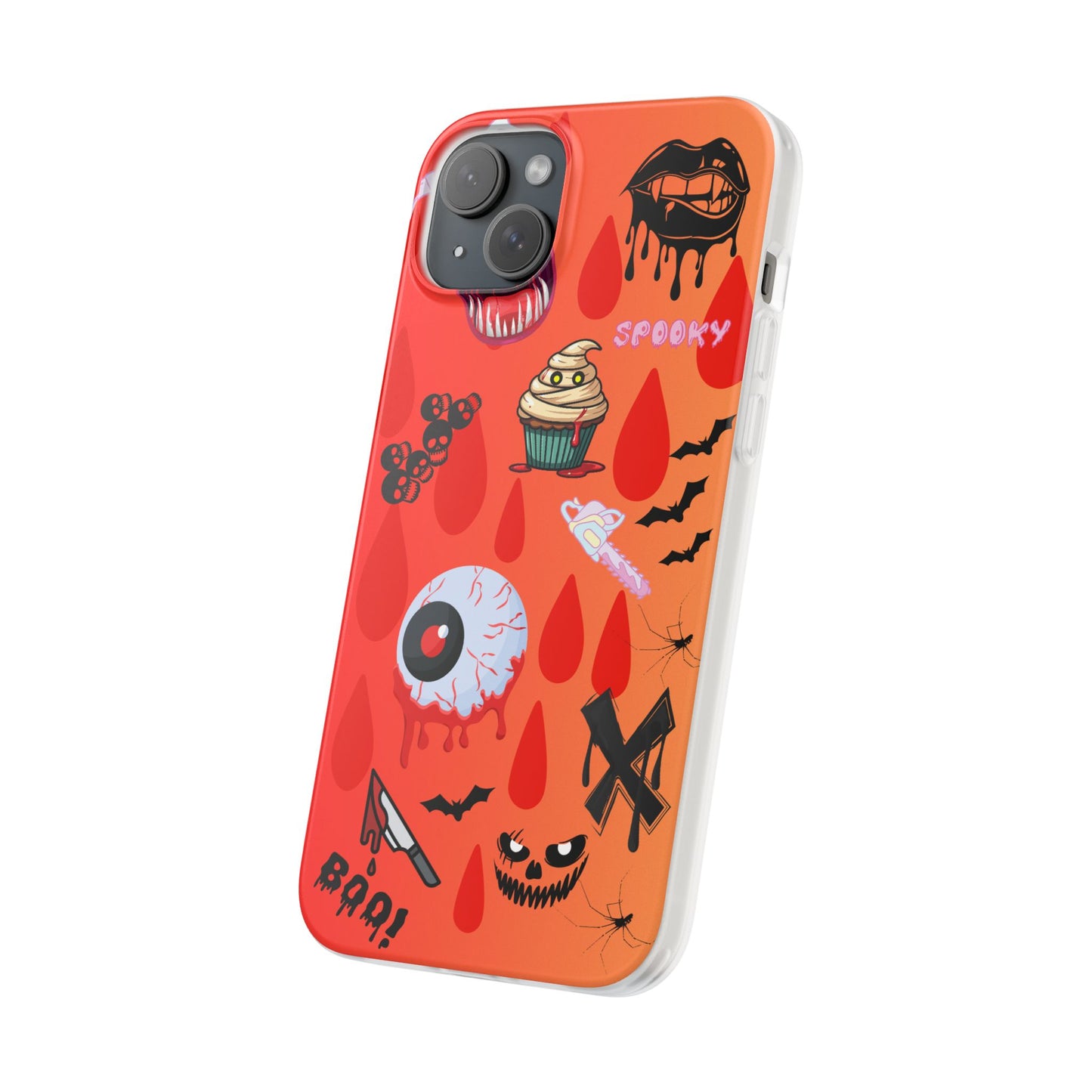 Spooky Flexi Cases for Halloween Lovers, Halloween Phone Case, Horror Phone Cover, Cute Creepy Case, Halloween Gifts