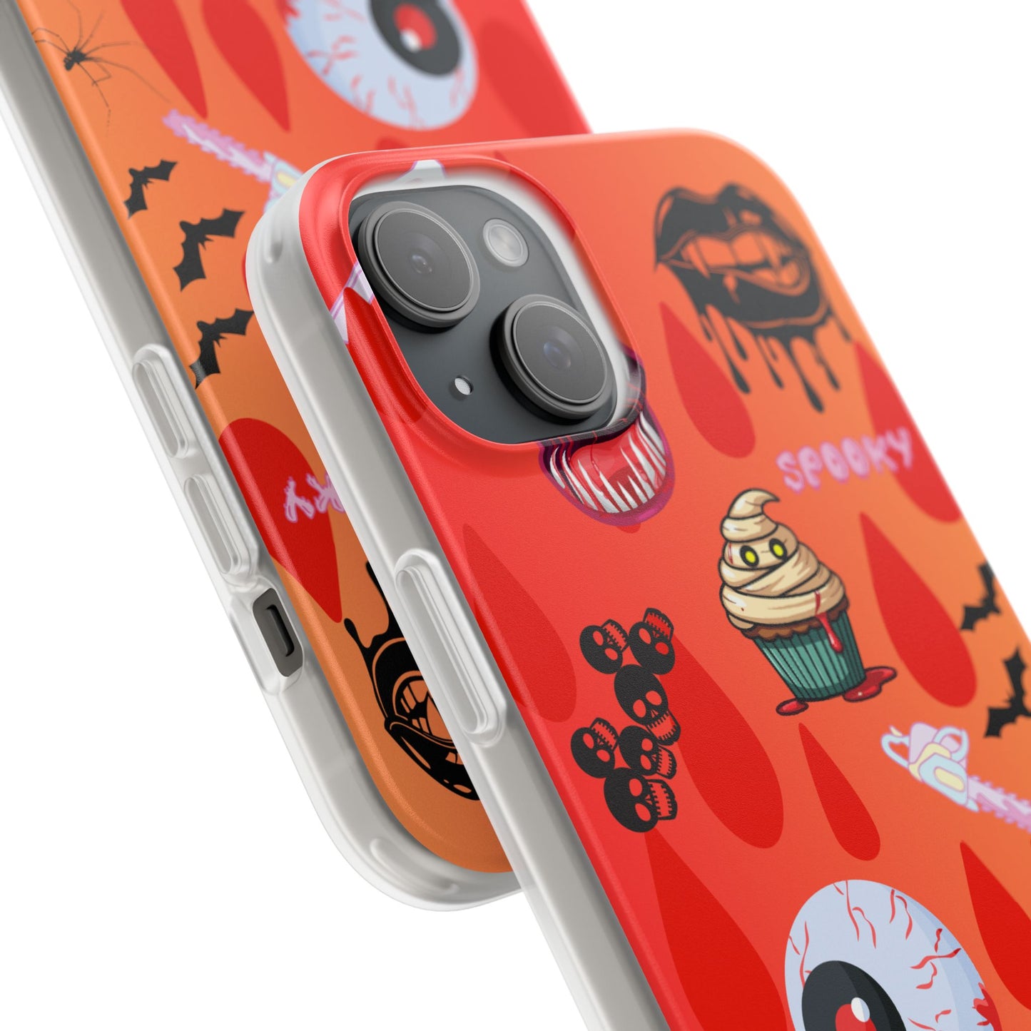 Spooky Flexi Cases for Halloween Lovers, Halloween Phone Case, Horror Phone Cover, Cute Creepy Case, Halloween Gifts