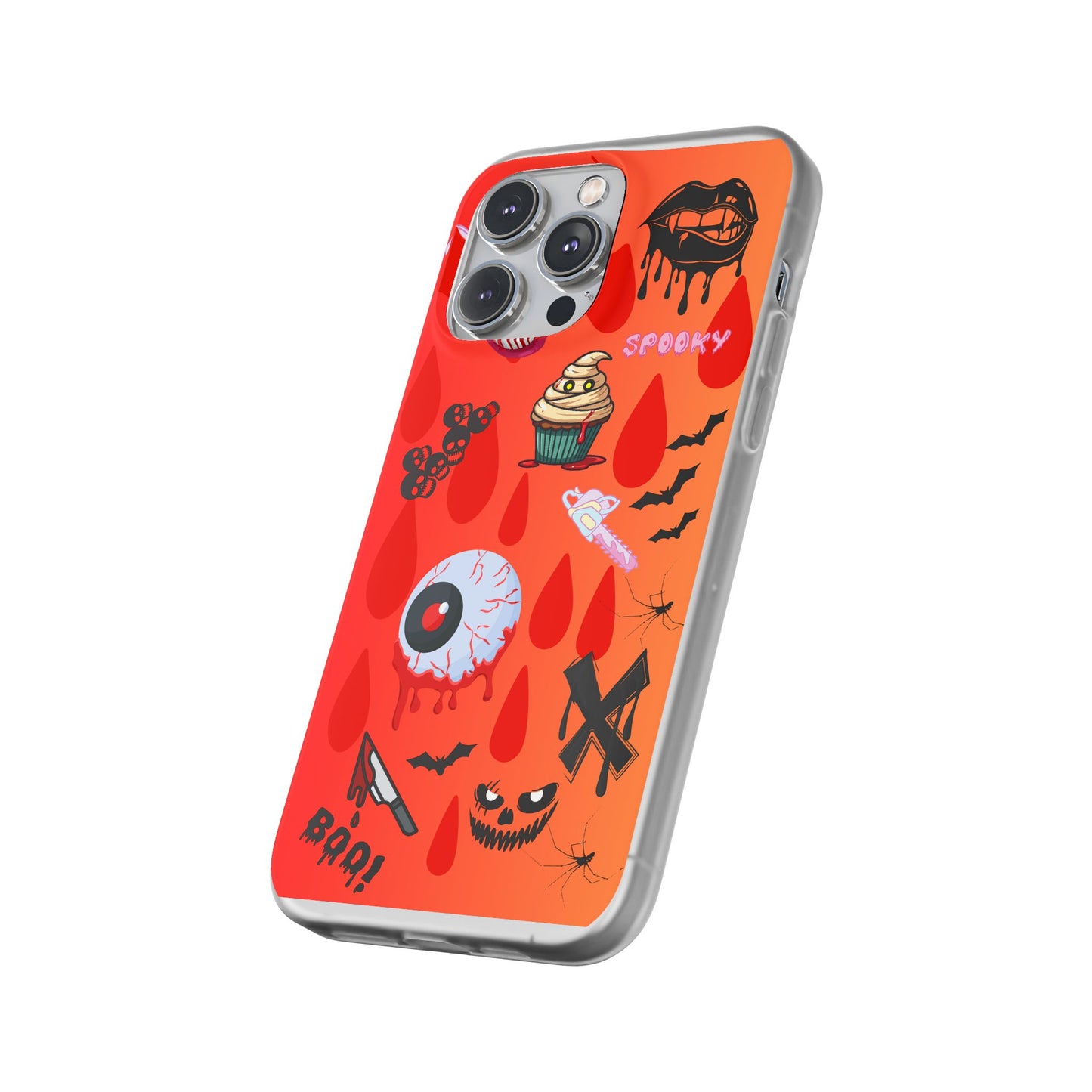 Spooky Flexi Cases for Halloween Lovers, Halloween Phone Case, Horror Phone Cover, Cute Creepy Case, Halloween Gifts