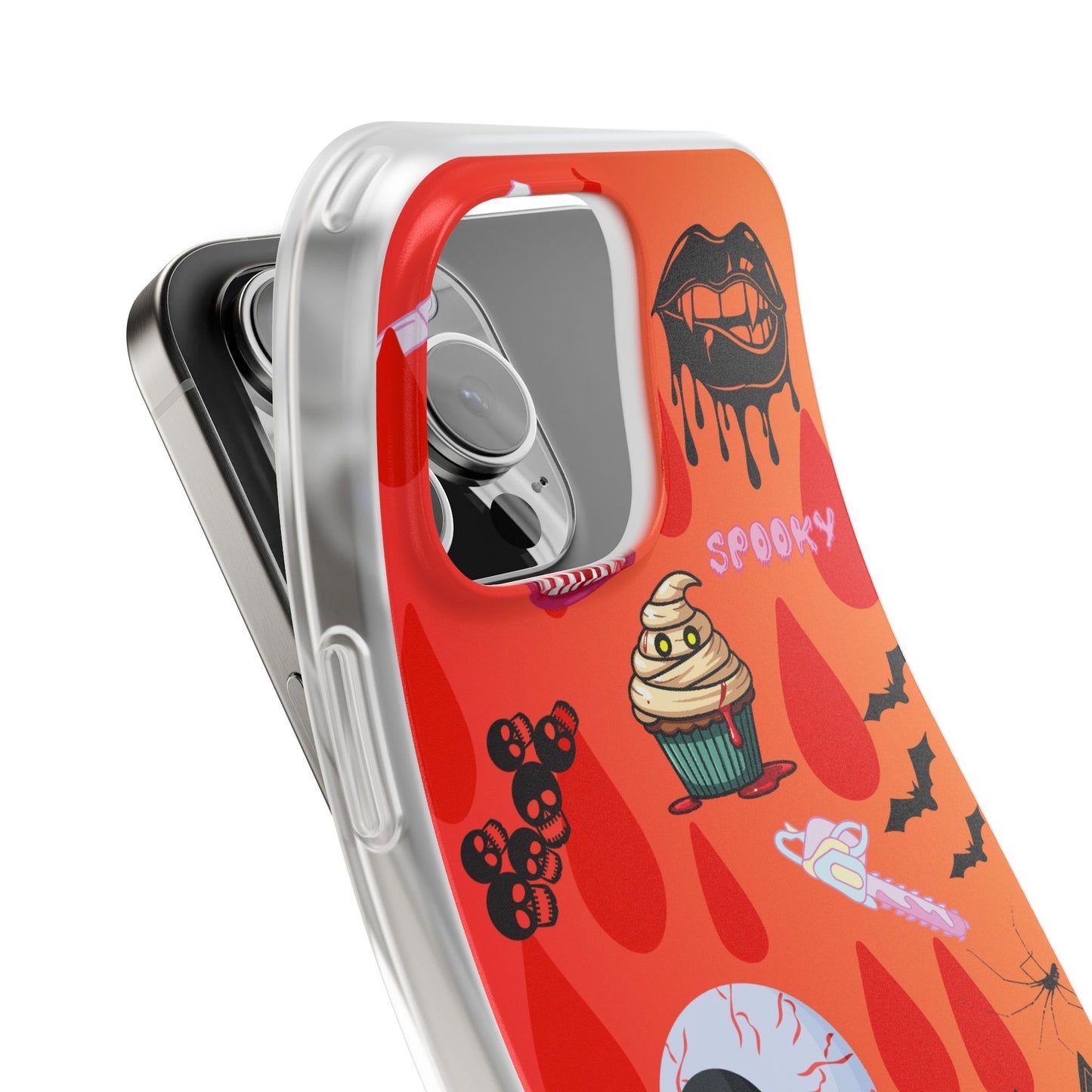 Spooky Flexi Cases for Halloween Lovers, Halloween Phone Case, Horror Phone Cover, Cute Creepy Case, Halloween Gifts
