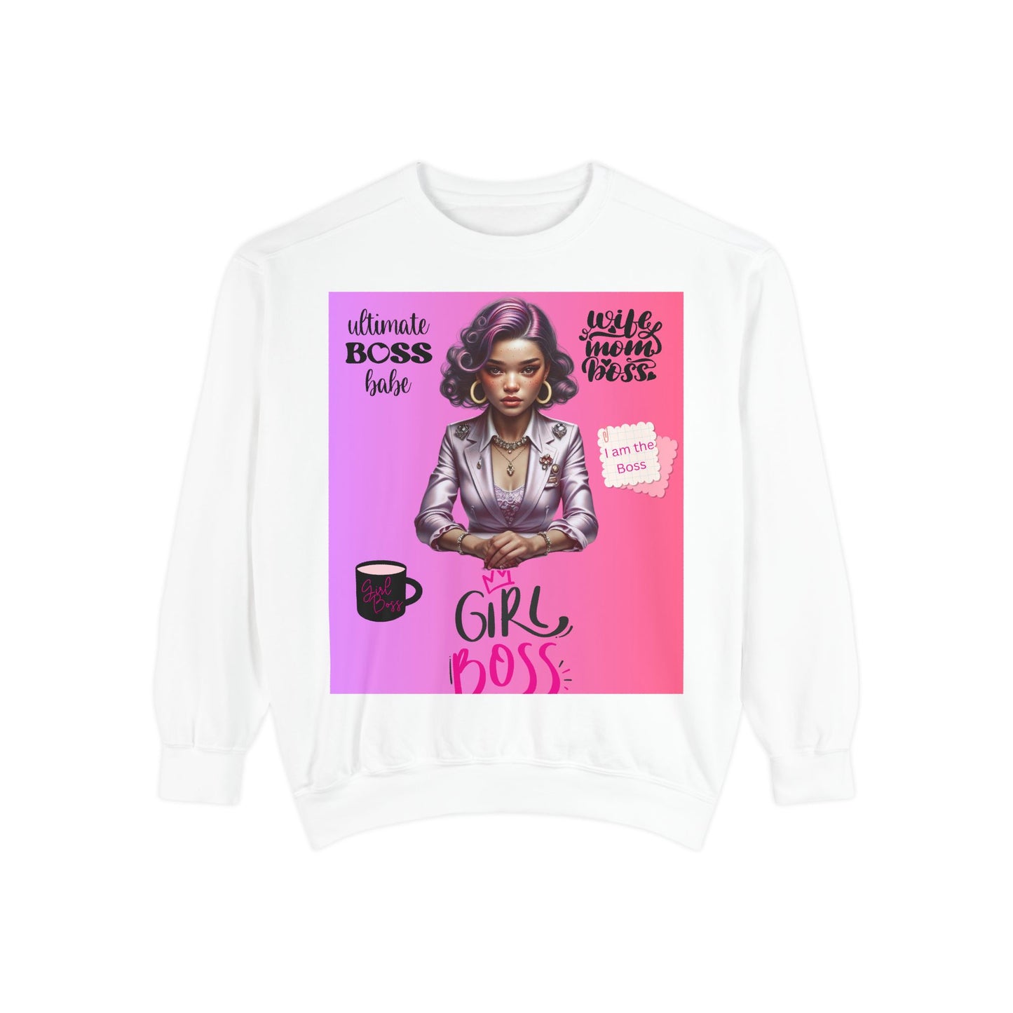 Girl Boss Sweatshirt, Empowerment Gift, Unisex Crewneck, Motivational [...]