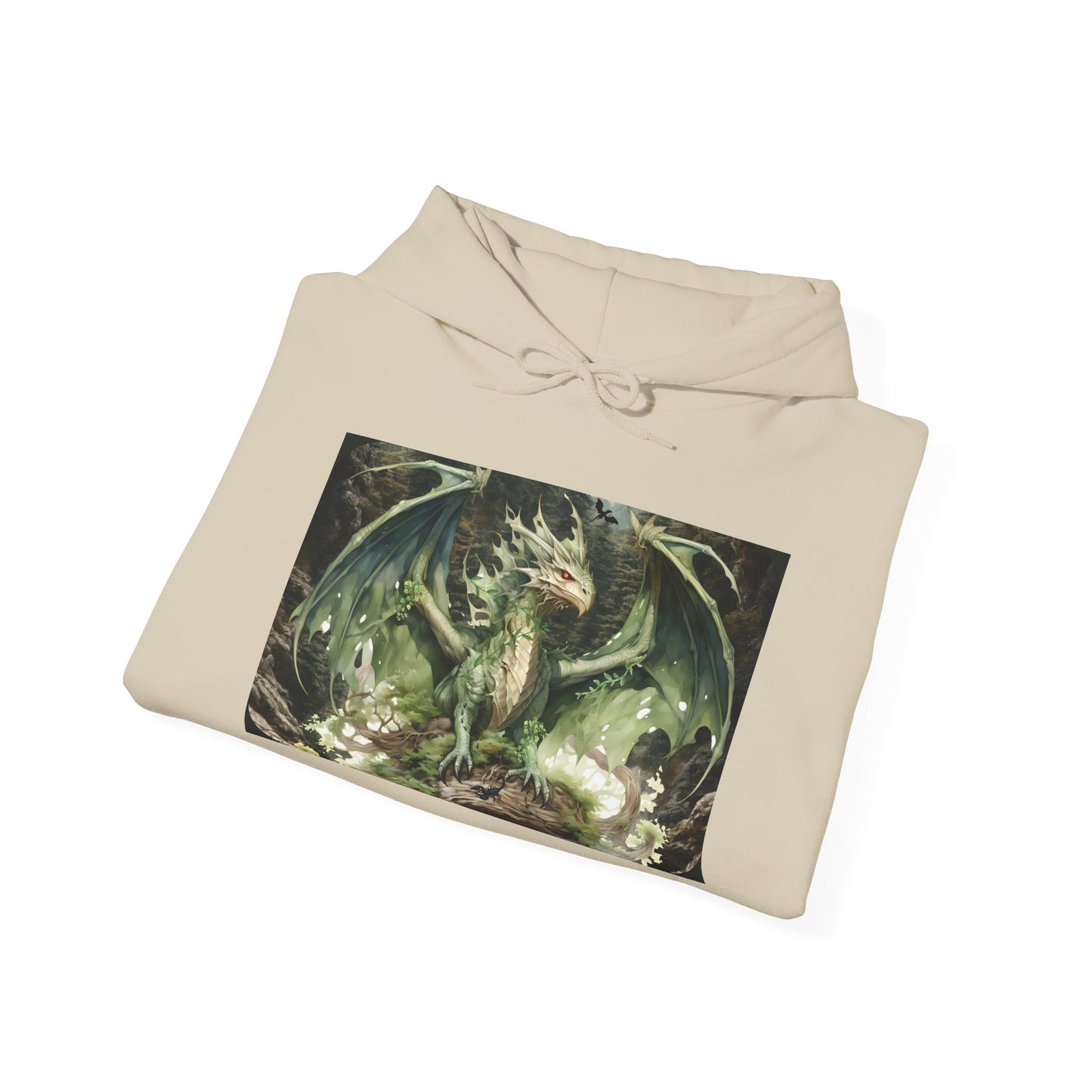 Fantasy Dragon & Sword Unisex Hooded Sweatshirt, Perfect for Fall,
