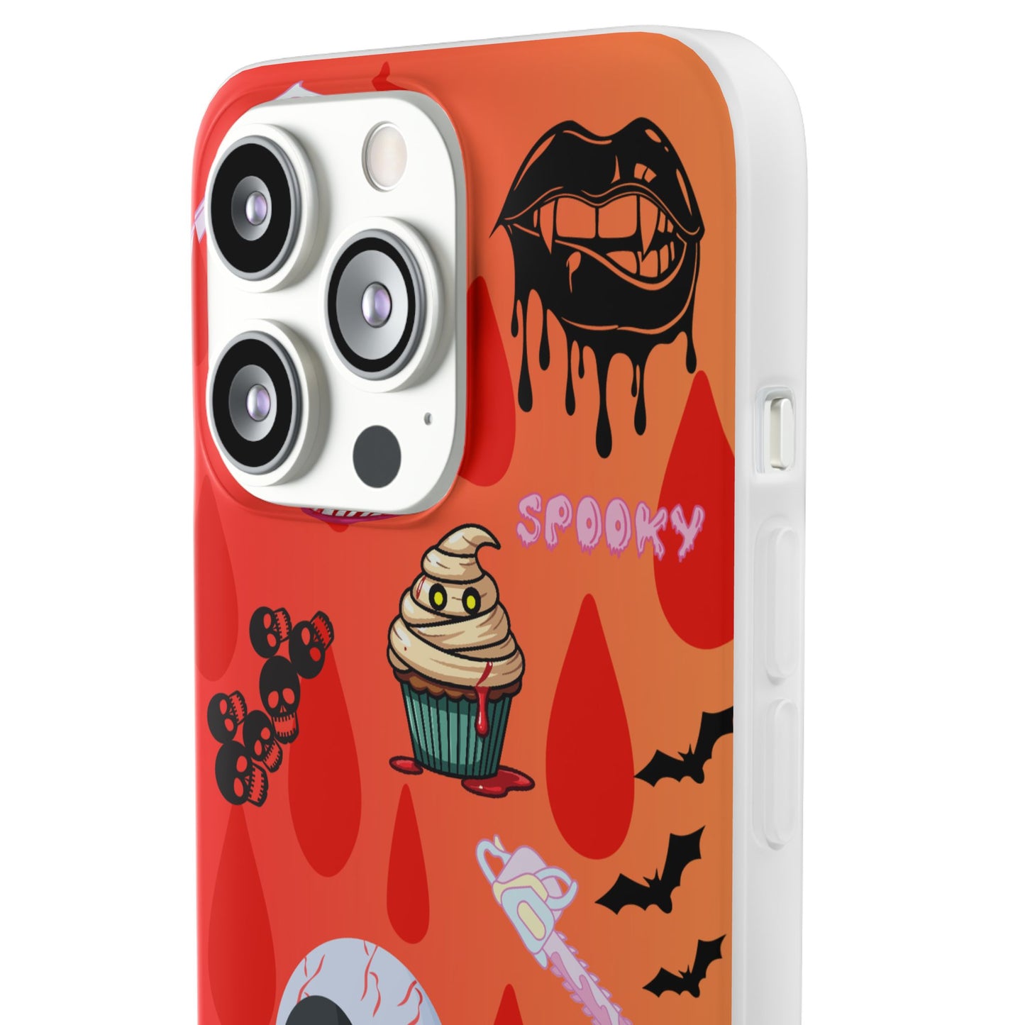 Spooky Flexi Cases for Halloween Lovers, Halloween Phone Case, Horror Phone Cover, Cute Creepy Case, Halloween Gifts