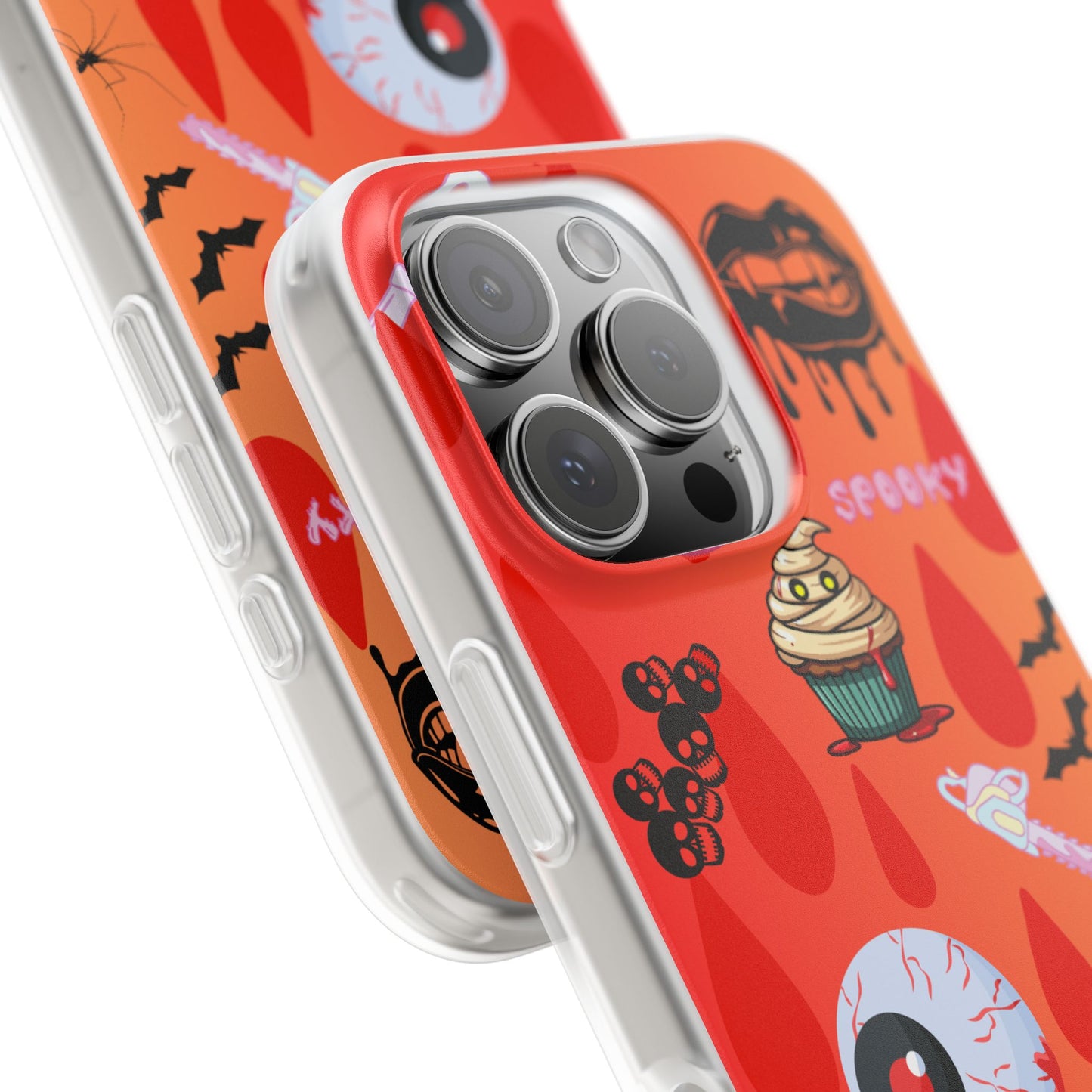 Spooky Flexi Cases for Halloween Lovers, Halloween Phone Case, Horror Phone Cover, Cute Creepy Case, Halloween Gifts