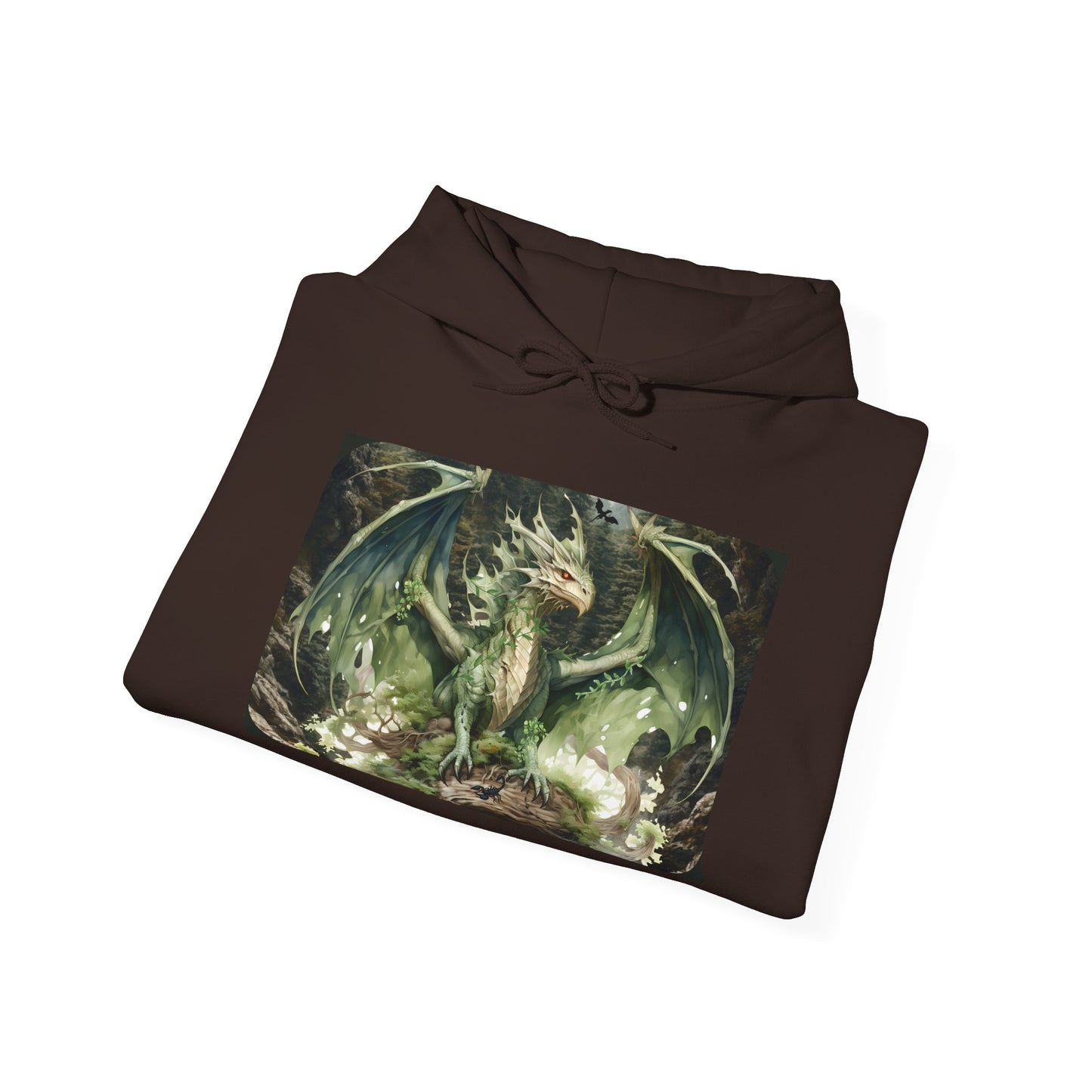 Fantasy Dragon & Sword Unisex Hooded Sweatshirt, Perfect for Fall,