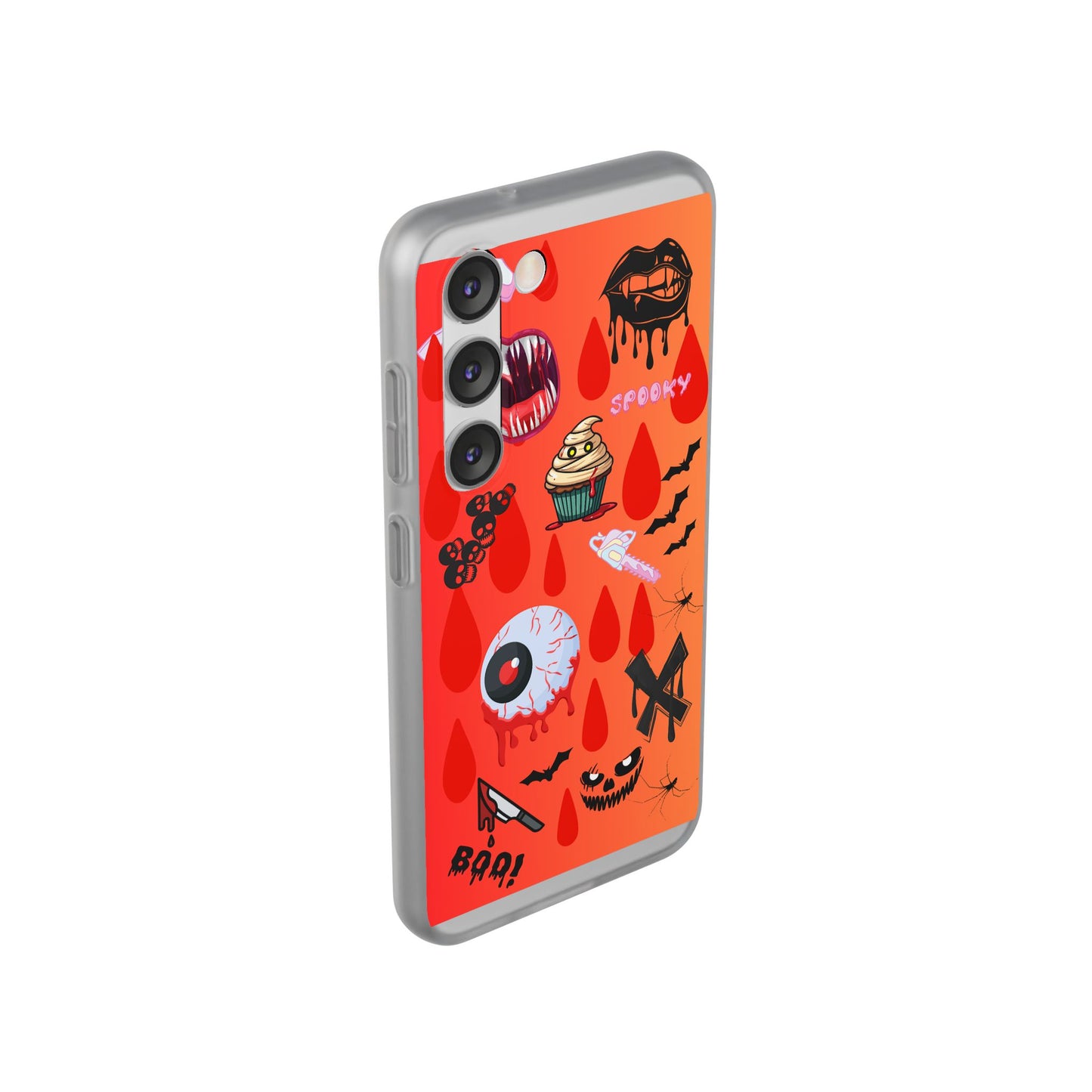 Spooky Flexi Cases for Halloween Lovers, Halloween Phone Case, Horror Phone Cover, Cute Creepy Case, Halloween Gifts