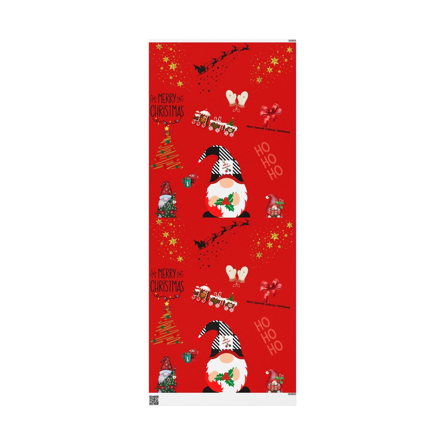 Festive Wrapping Paper for Christmas Gifts, Holiday Present Wrap.