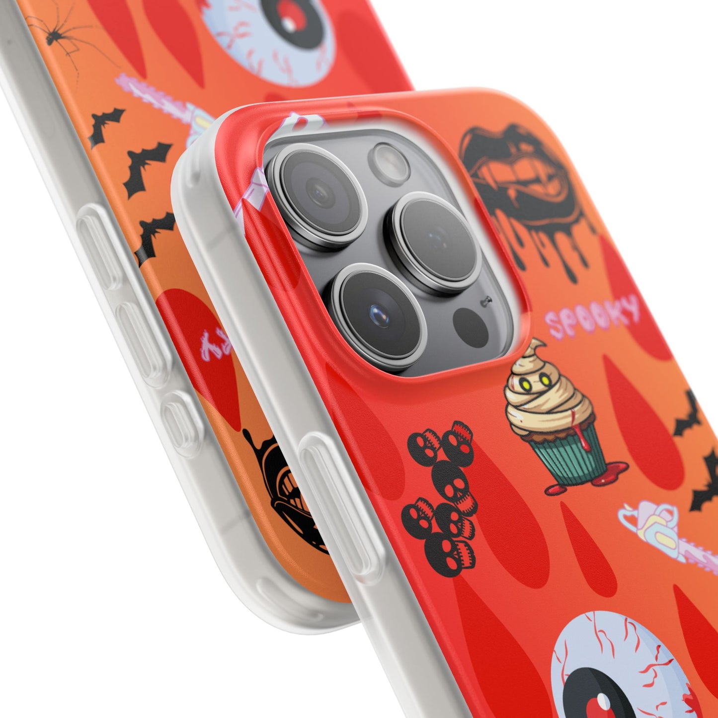 Spooky Flexi Cases for Halloween Lovers, Halloween Phone Case, Horror Phone Cover, Cute Creepy Case, Halloween Gifts