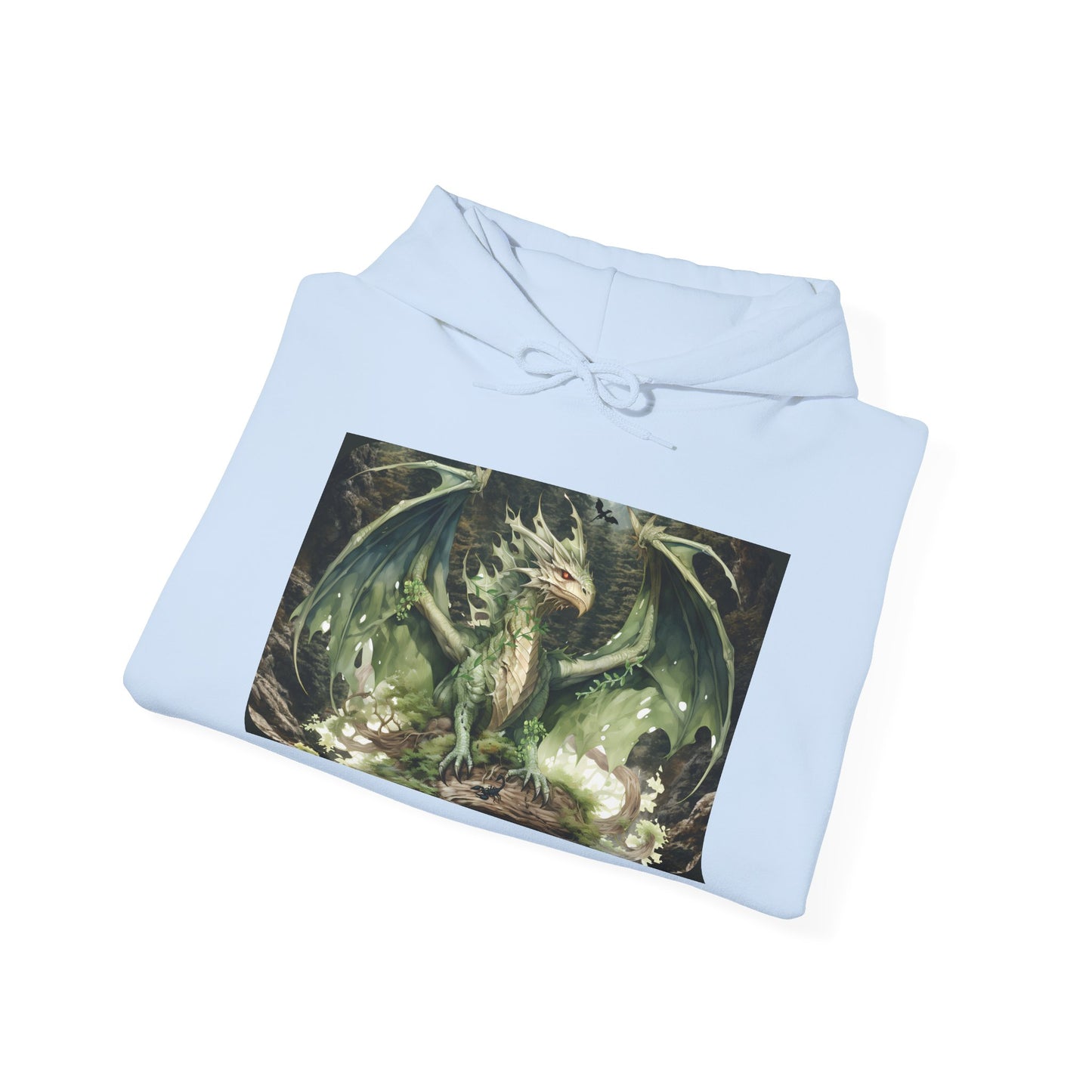 Fantasy Dragon & Sword Unisex Hooded Sweatshirt, Perfect for Fall,