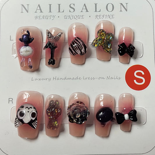 Hello Rock Star Press On Nails