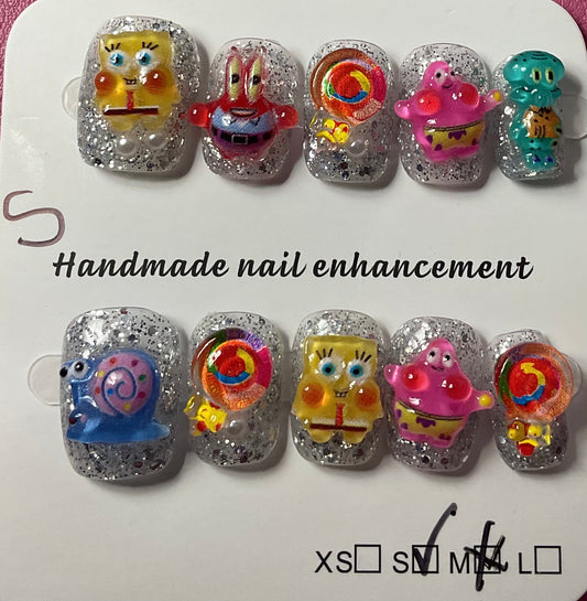 SpongeBob & Friends Press On Nails
