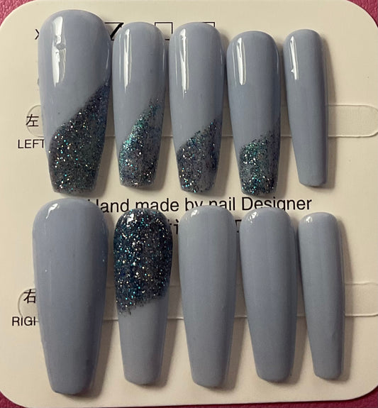 Galaxy Glam Press On Nails