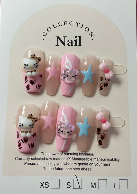Hello Kitty Press On Nails