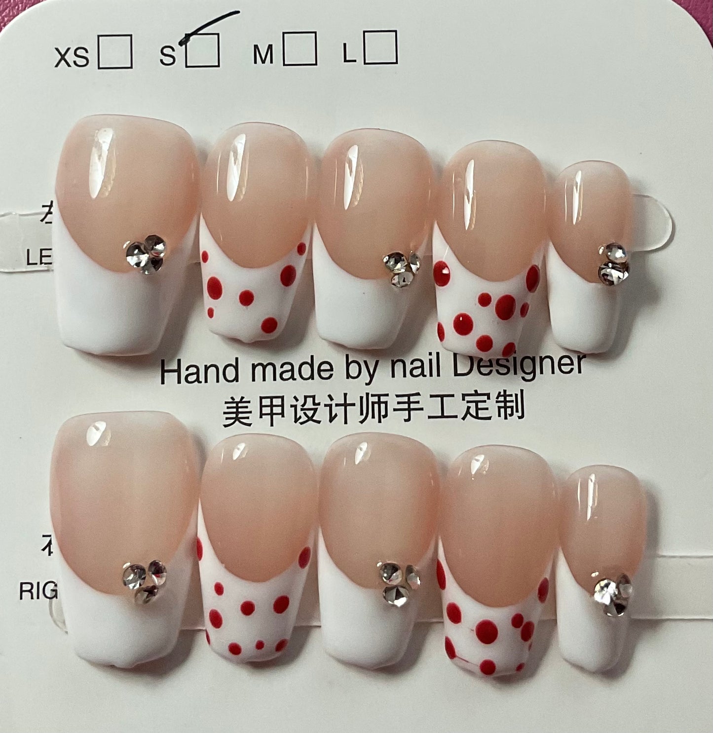 Polka Dot Dream Press On Nails