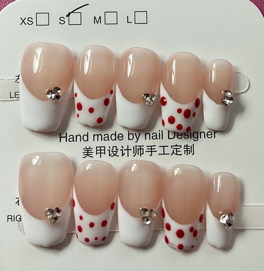 Polka Dot Dream Press On Nails